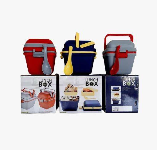 Airtight Lunch Box With Handle Push Lock - 9XShoppy