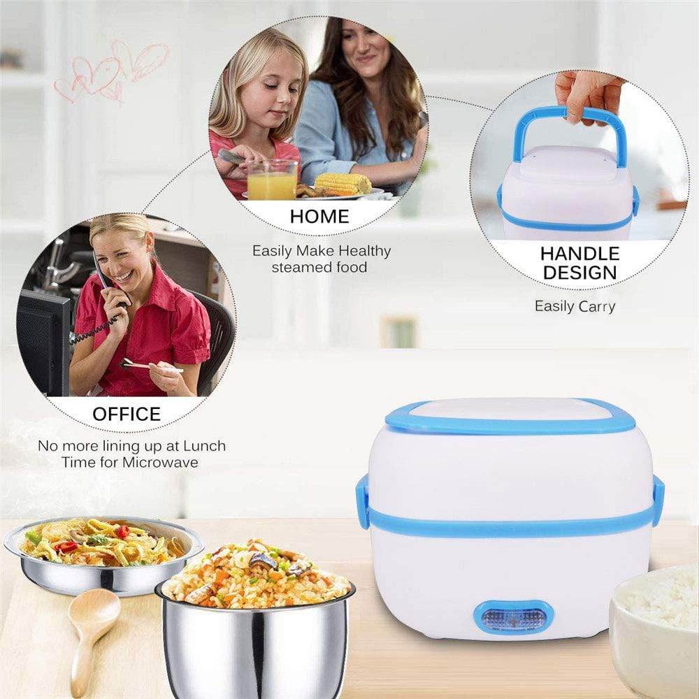 Electric Lunch Box Portable Food Warmer Food Heating Lunch Box - 9XShoppy
