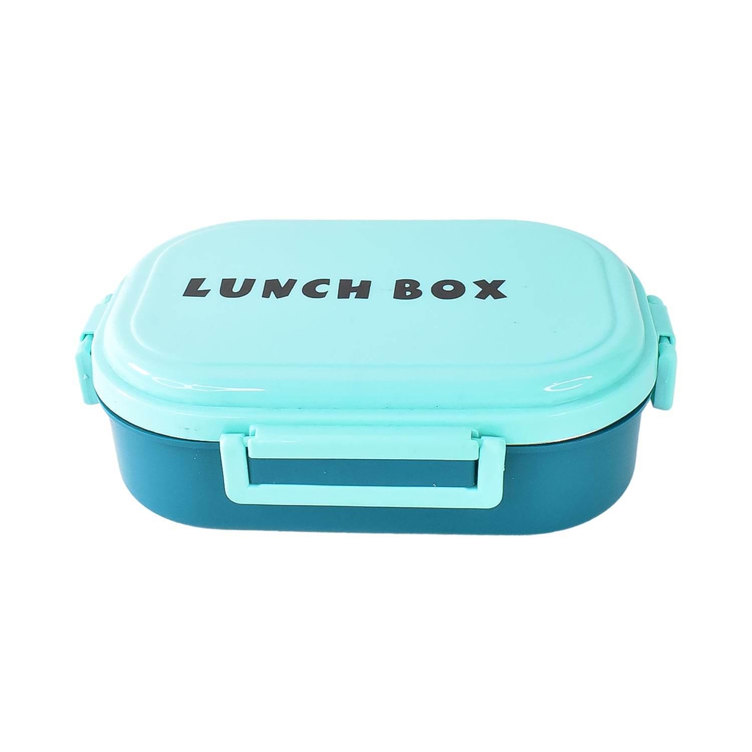 3 In 1 Spicy Bite Stainless Steel Lunch Box With Plastic Small Box Spoon (1 Set) - 9XShoppy
