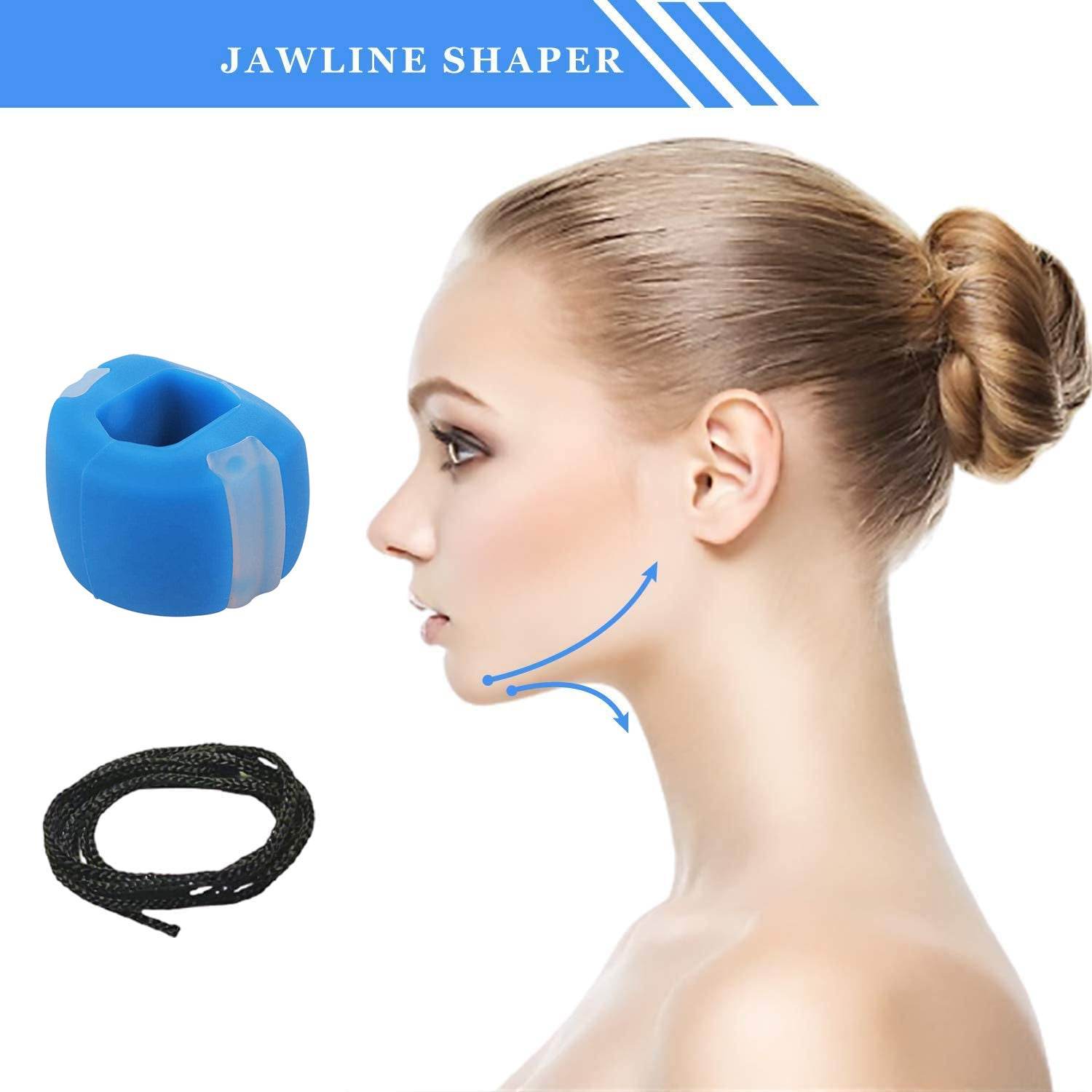 6128 Dark Blue Jaw Exerciser Used To Gain Sharp And Chiselled Jawline Easily And Fast - 9XShoppy