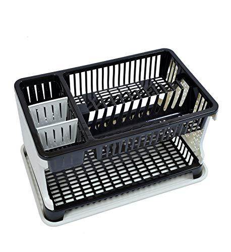 Kitchen Organizer Rack With Water Storing Tray dish Rack - 9XShoppy