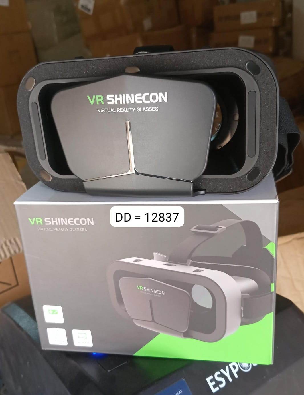 12837 3d Vr Headset Compatible With Iphone Android Virtual Reality Vr Goggles For 3d Vr Movies Video Games (1 Pc) - 9XShoppy