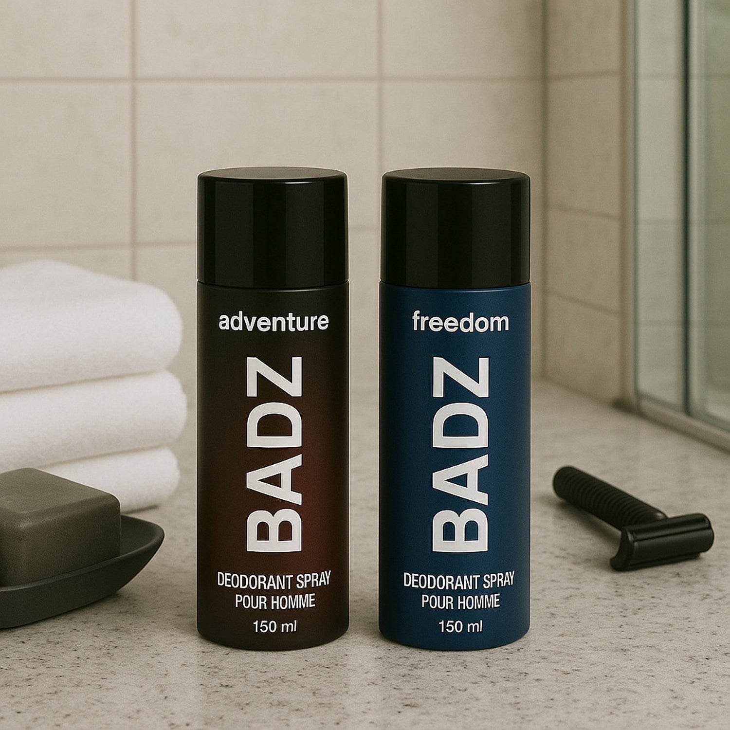 Mens Deodorant Body Spray 150ml (Adventure Freedom Variant 1 Pc Random Mix) - 9XShoppy