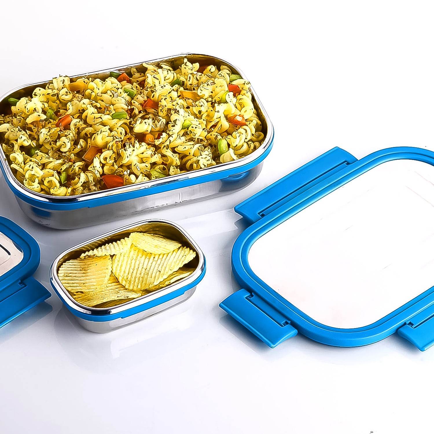 Apex Jerry Lunch Box Premium Stainless Steel Food Container (2 Pc 700+200 Ml Approx) - 9XShoppy