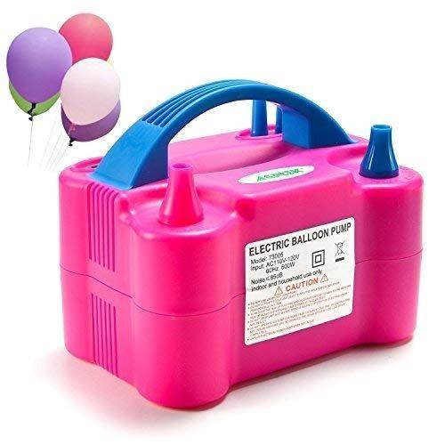 Portable Dual Nozzle Electric Balloon Blower Pump Inflator - 9XShoppy