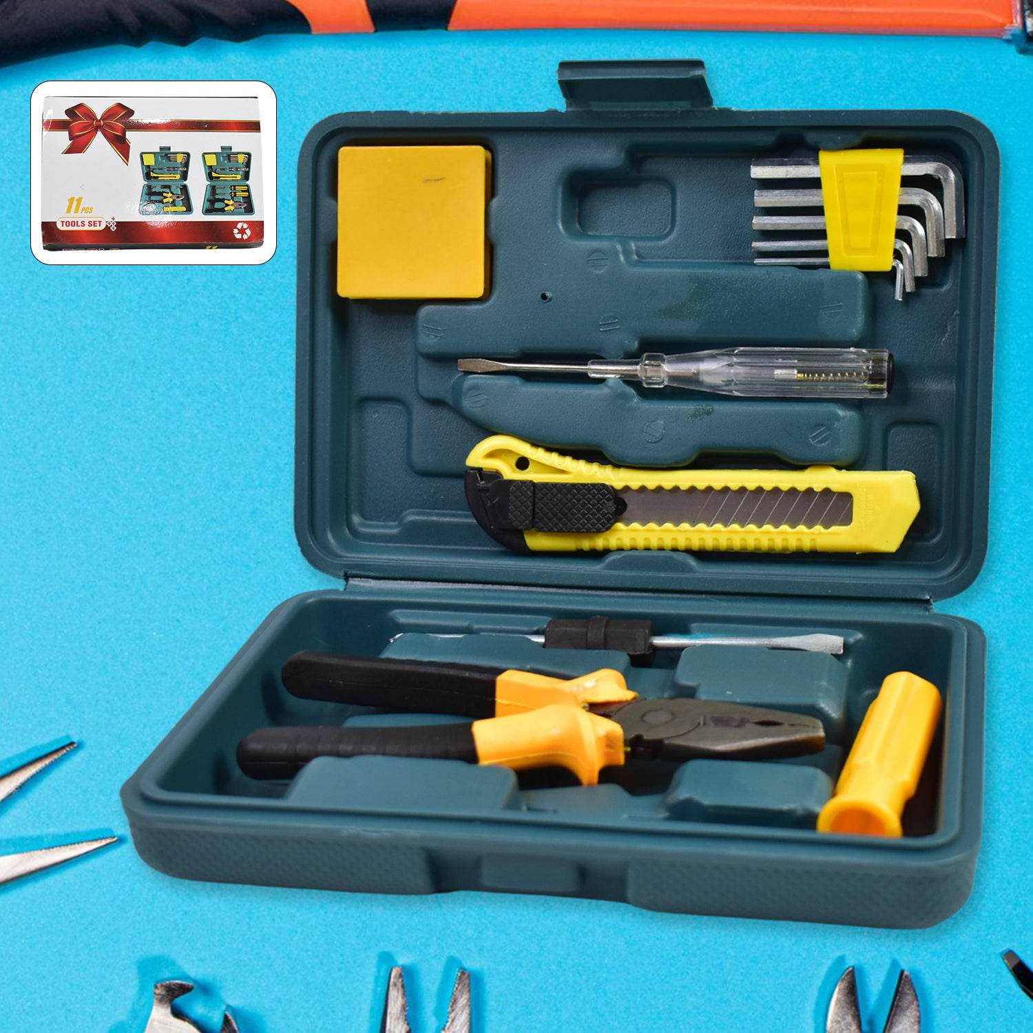 Multi Functional Hardware Tool Set (11 Pcs Set) - 9XShoppy