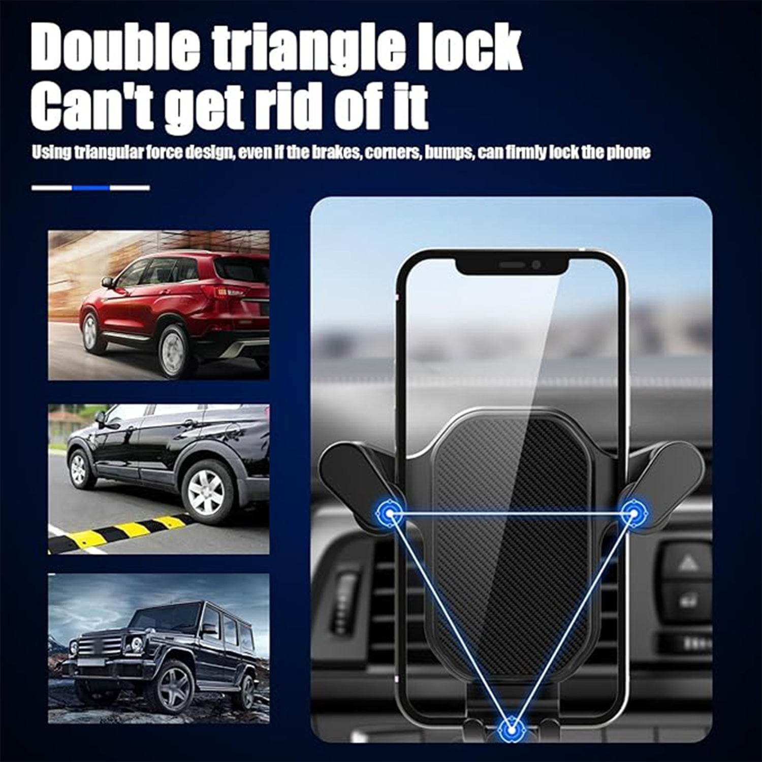 Universal Air Vent Gravity Car Phone Holder Mount (1 Set) - 9XShoppy