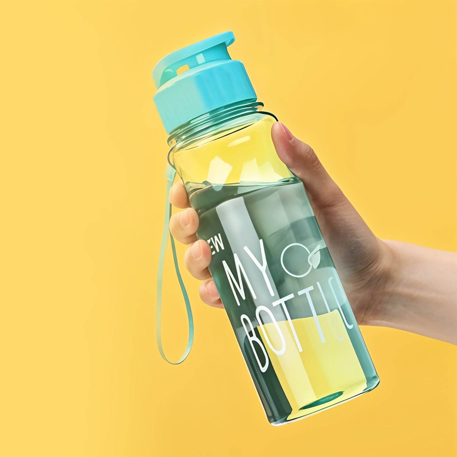 Bpa-free Plastic Sports Water Bottle (Approx. 400 Ml 1 Pc) - 9XShoppy