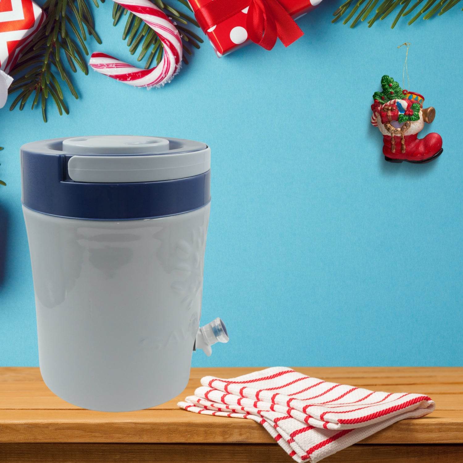 Insulated Plastic Water Rover Jug With A Sturdy Handle Water Jug Camper With Tap Plastic Insulated Water Water Storage Cool Water Storage For Home Travelling (2500ml 7500ml 12000ml) - 9XShoppy