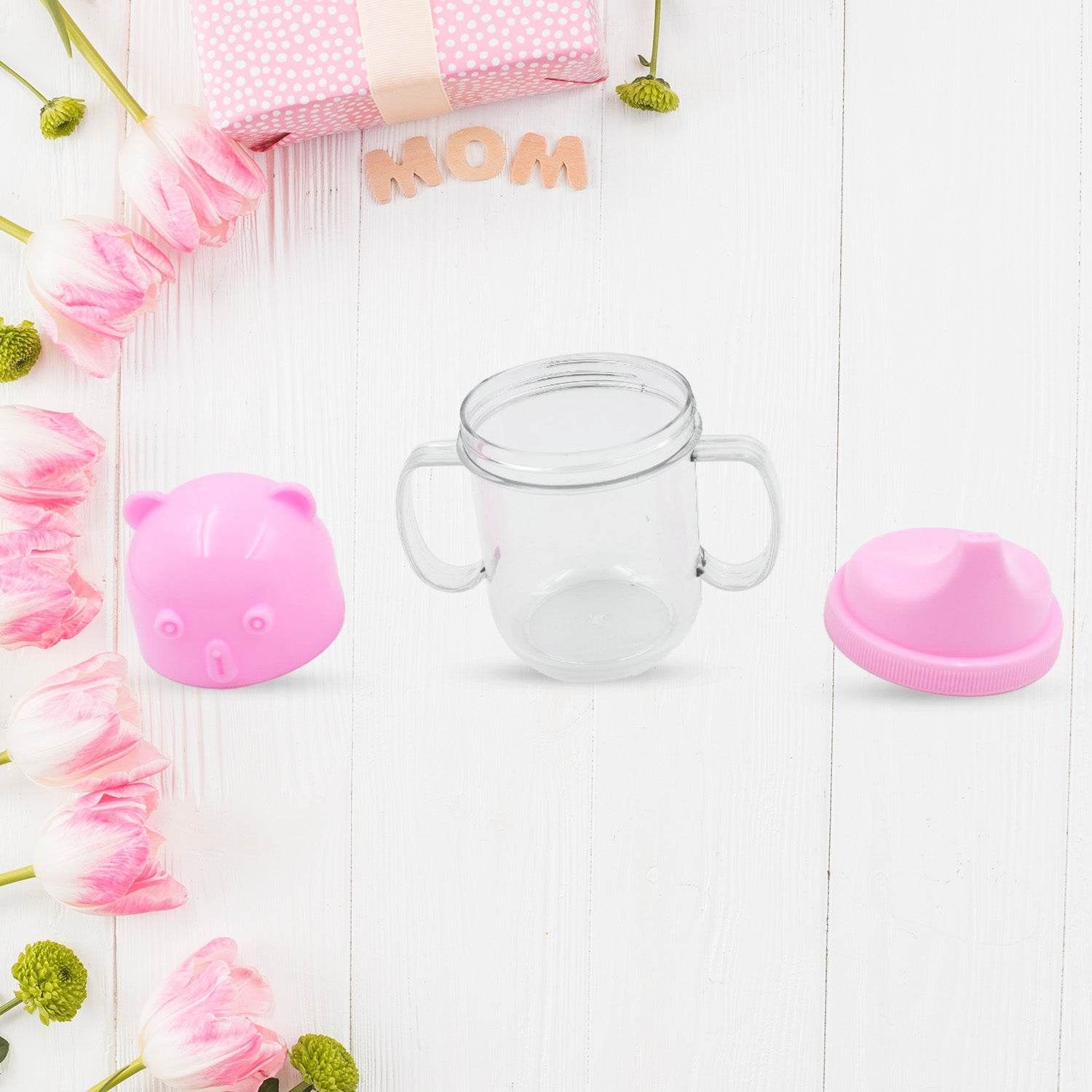 5979 Baby Milk Mug Sippy Cup Baby Mug Leakproof Mug For Kids Lightweight Nursing Dishwasher Safe Mug (250 Ml 1 Pc) - 9XShoppy