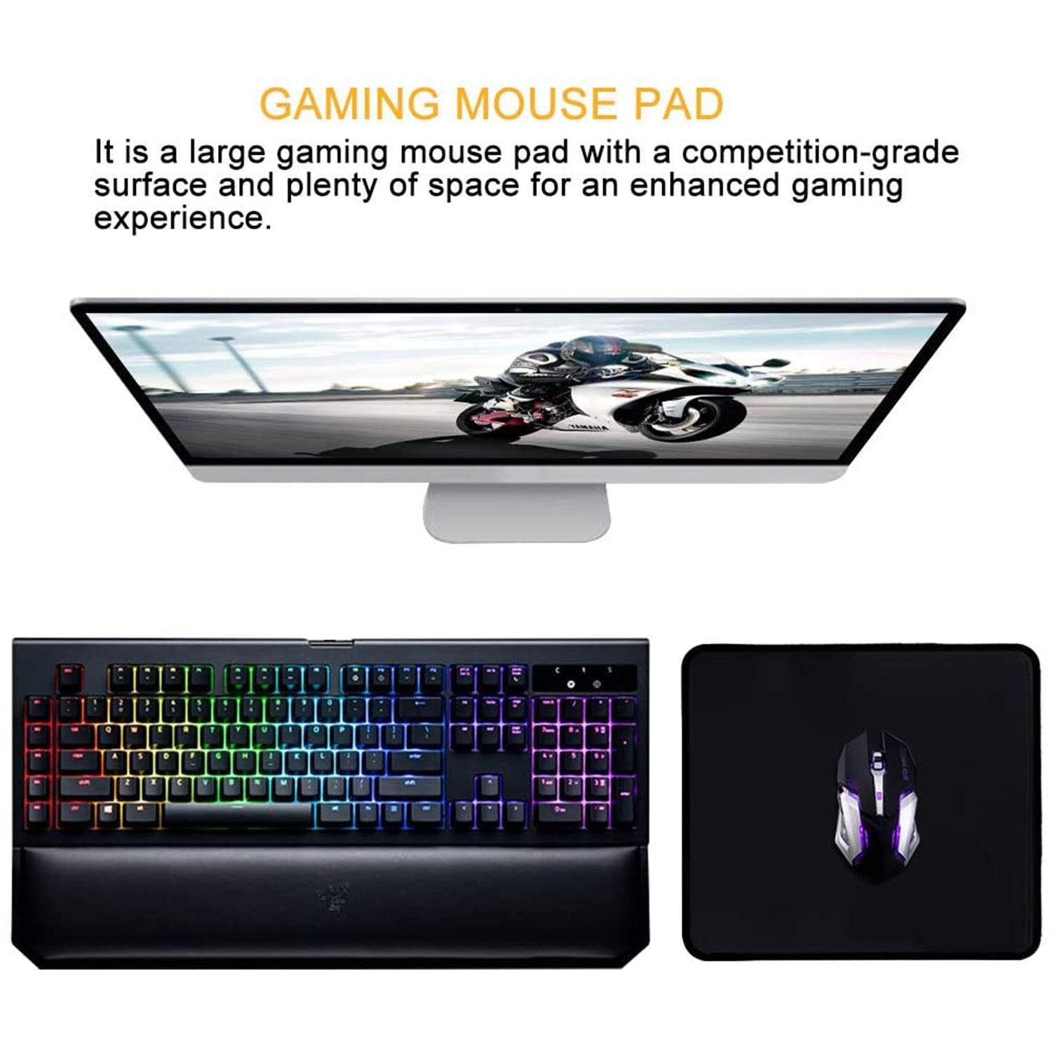 6162 Simple Mouse Pad Used For Mouse While Using Computer. - 9XShoppy