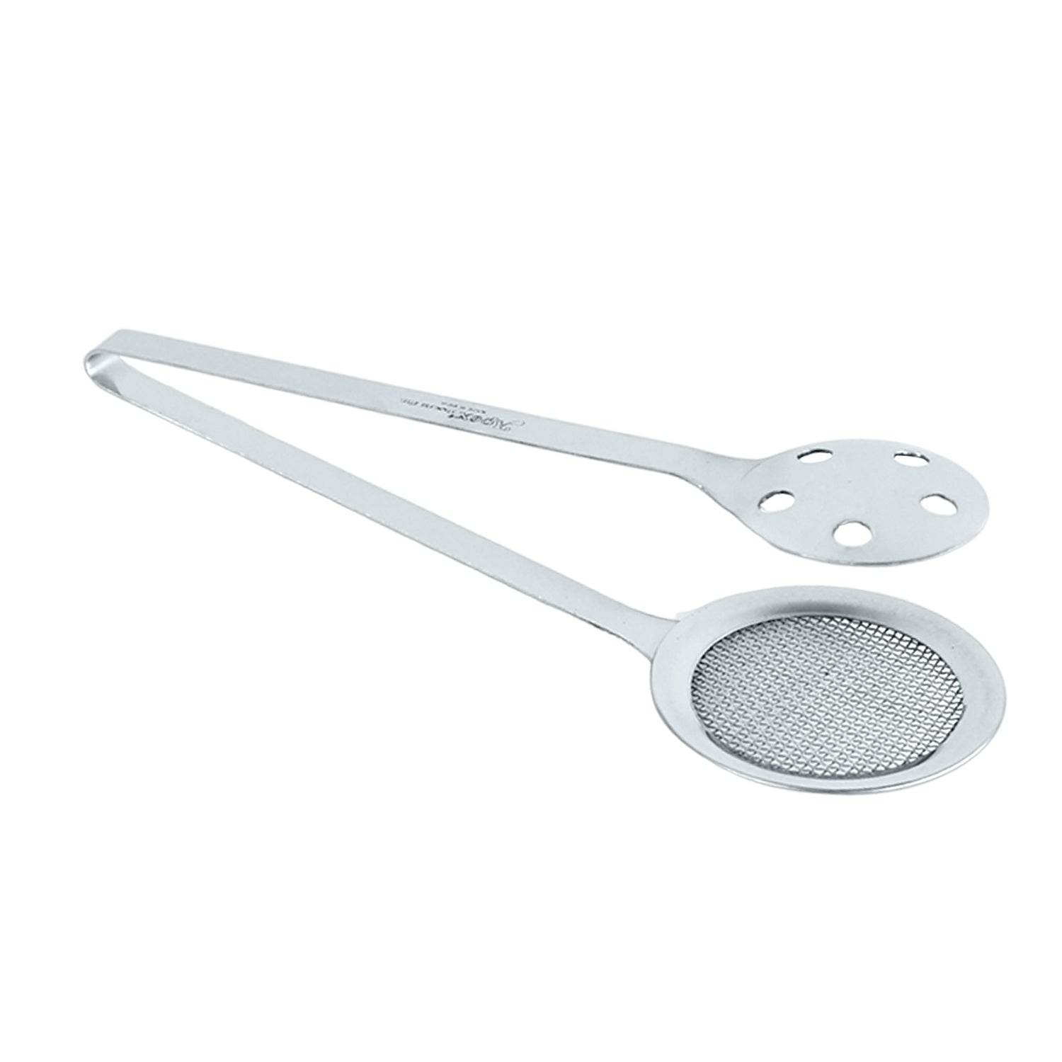 Apex Stainless Steel Skimmer Serving Tong - 9XShoppy