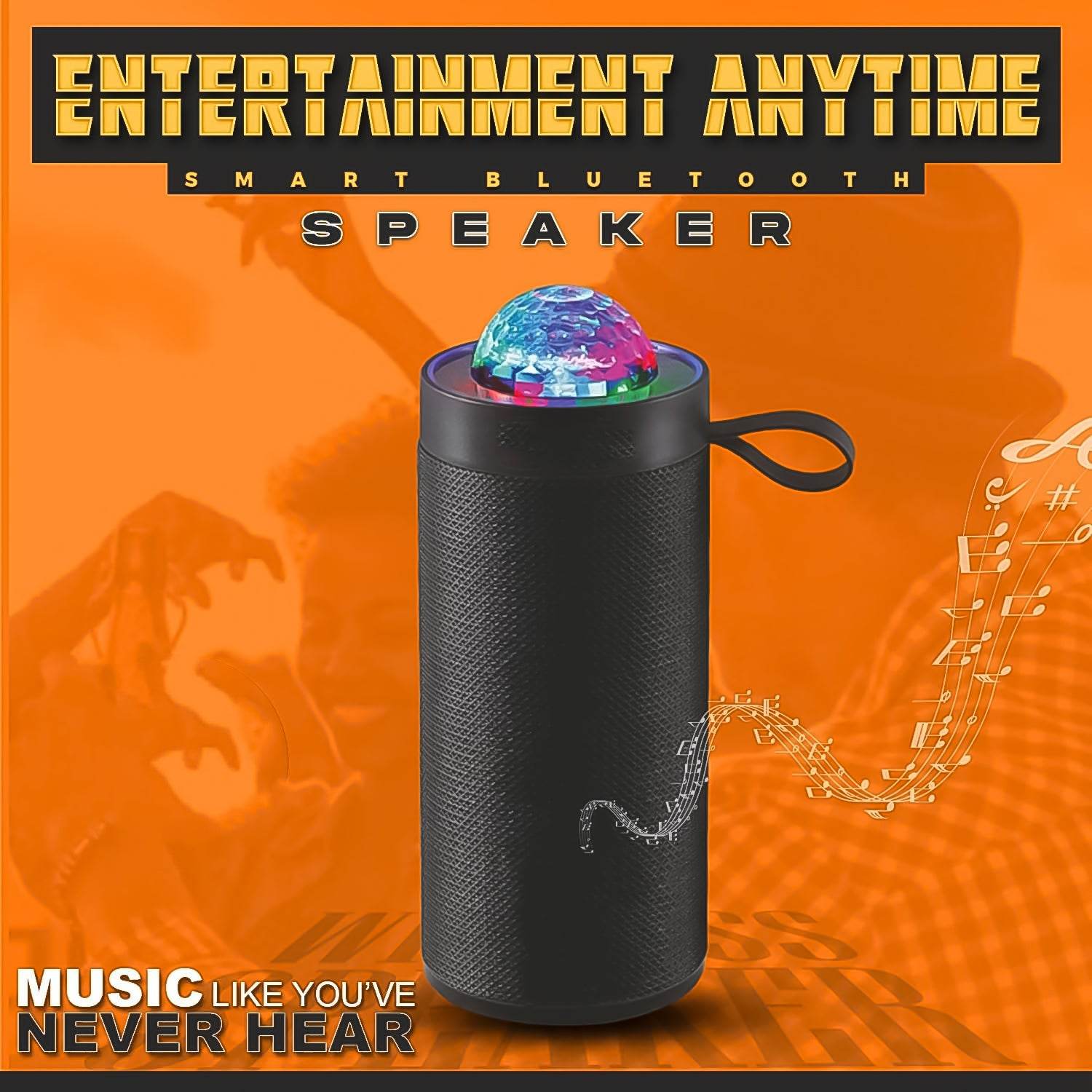 3D Disco Light Sound Bluetooth Speaker - 9XShoppy