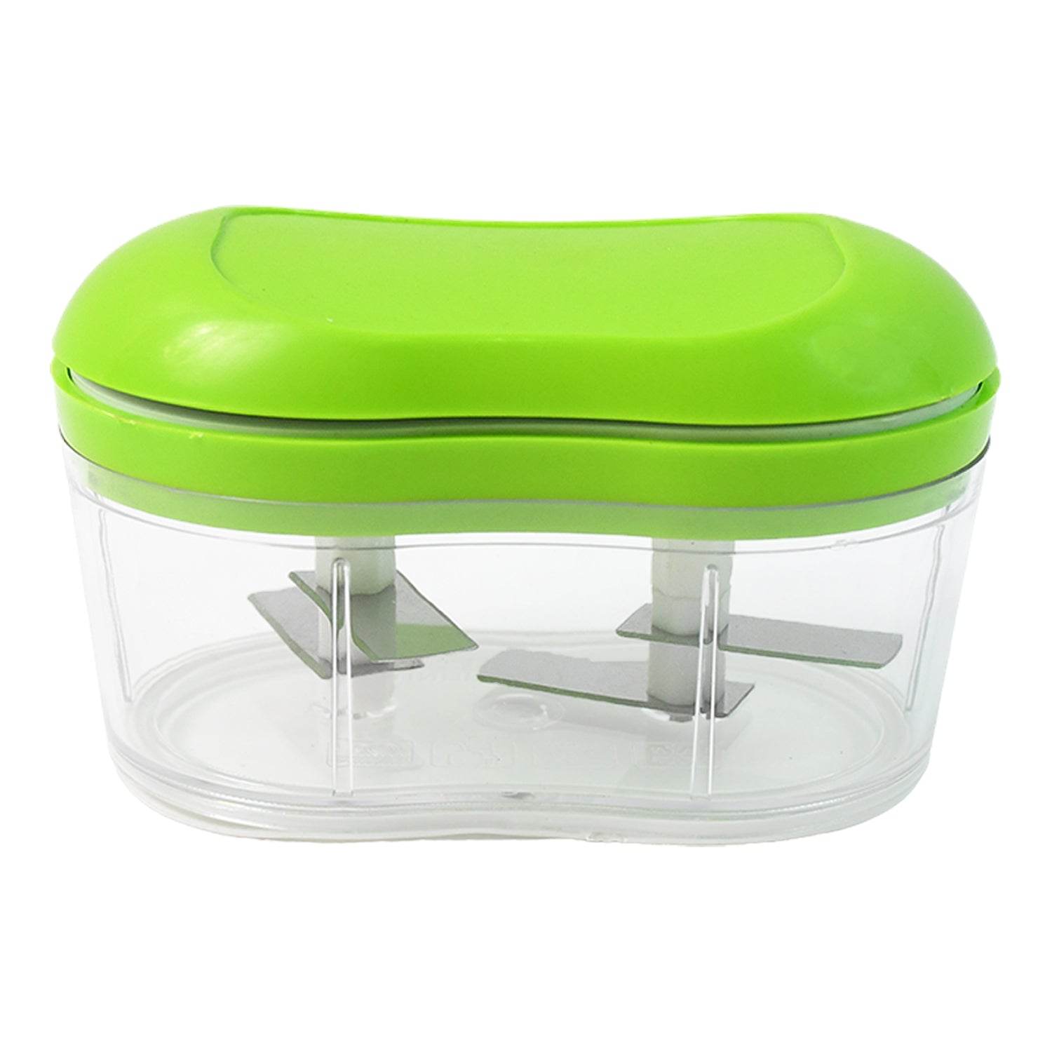 Manual Hand Push Garlic Cutter Vegetable Chopper (1 Pc) - 9XShoppy