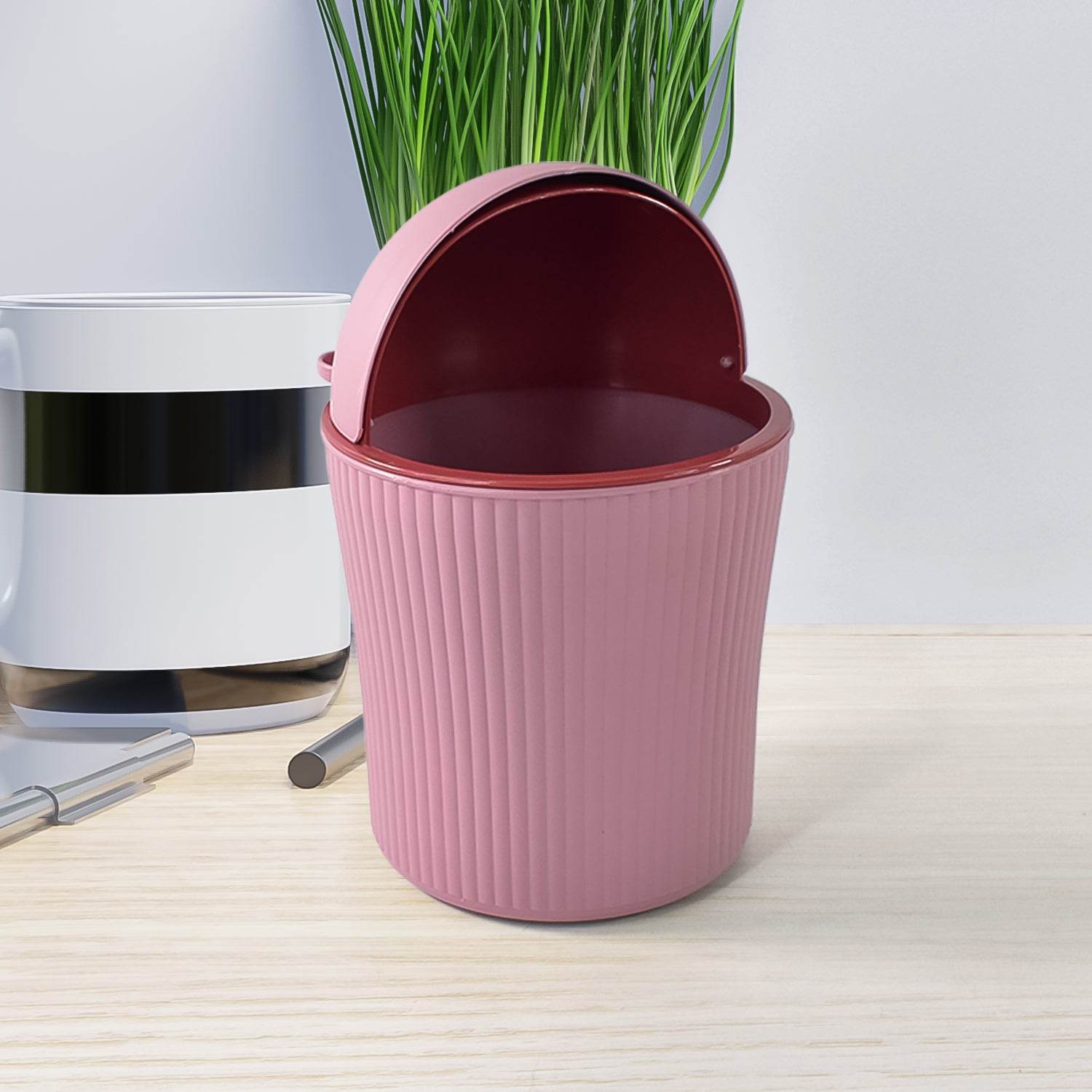 Apex Mini Tabletop Dustbin (1 Pc 1200 Ml Mix Color) - 9XShoppy