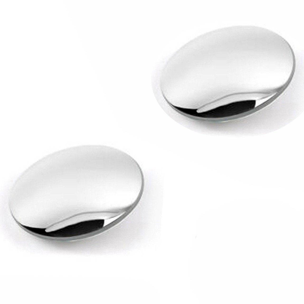 1512 Blind Spot Round Wide Angle Adjustable Convex Rear View Mirror - Pack Of 2 - 9XShoppy