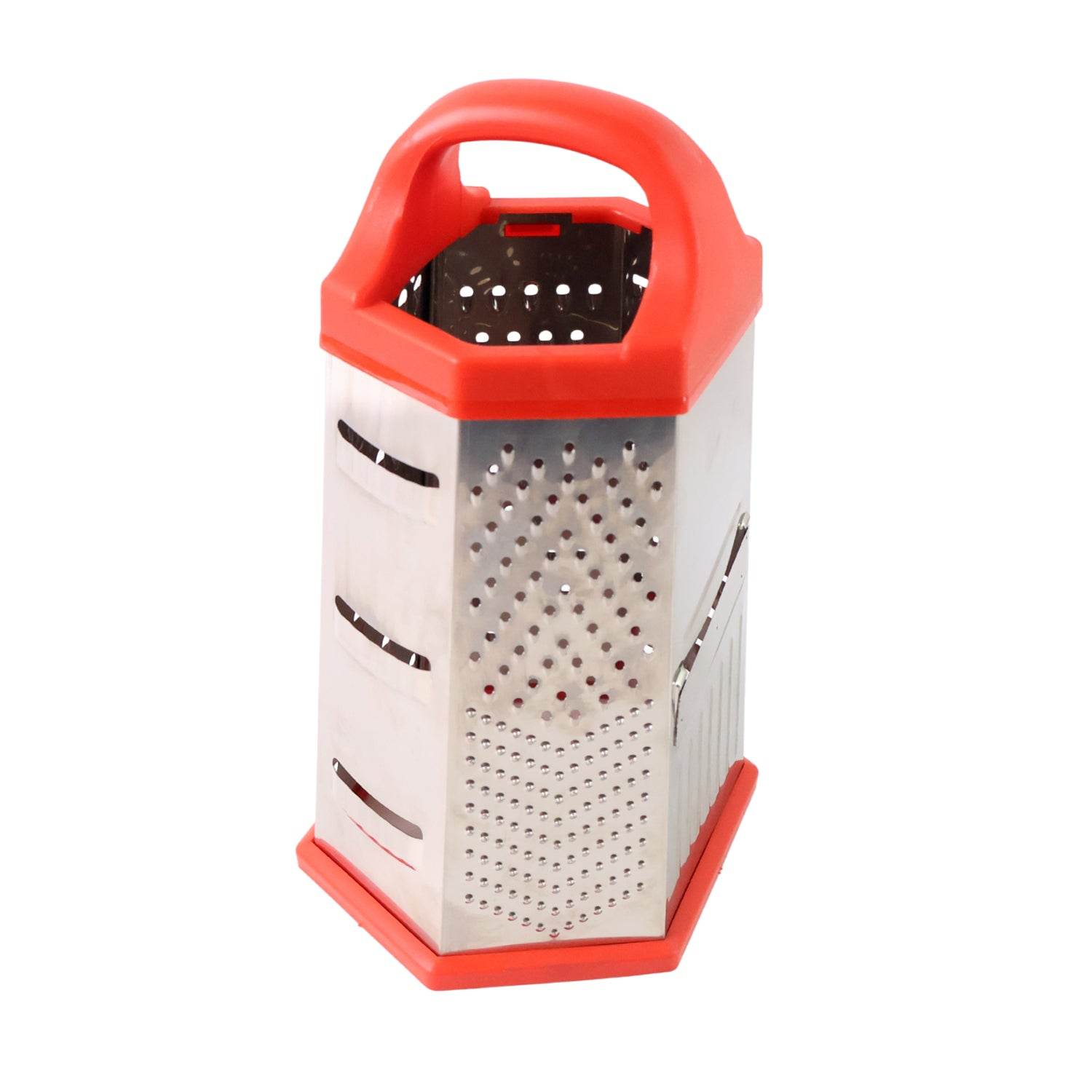 7-in-1 Heavy Duty Stainless Steel Box Grater With Ergonomic Handle (1 Pc) - 9XShoppy