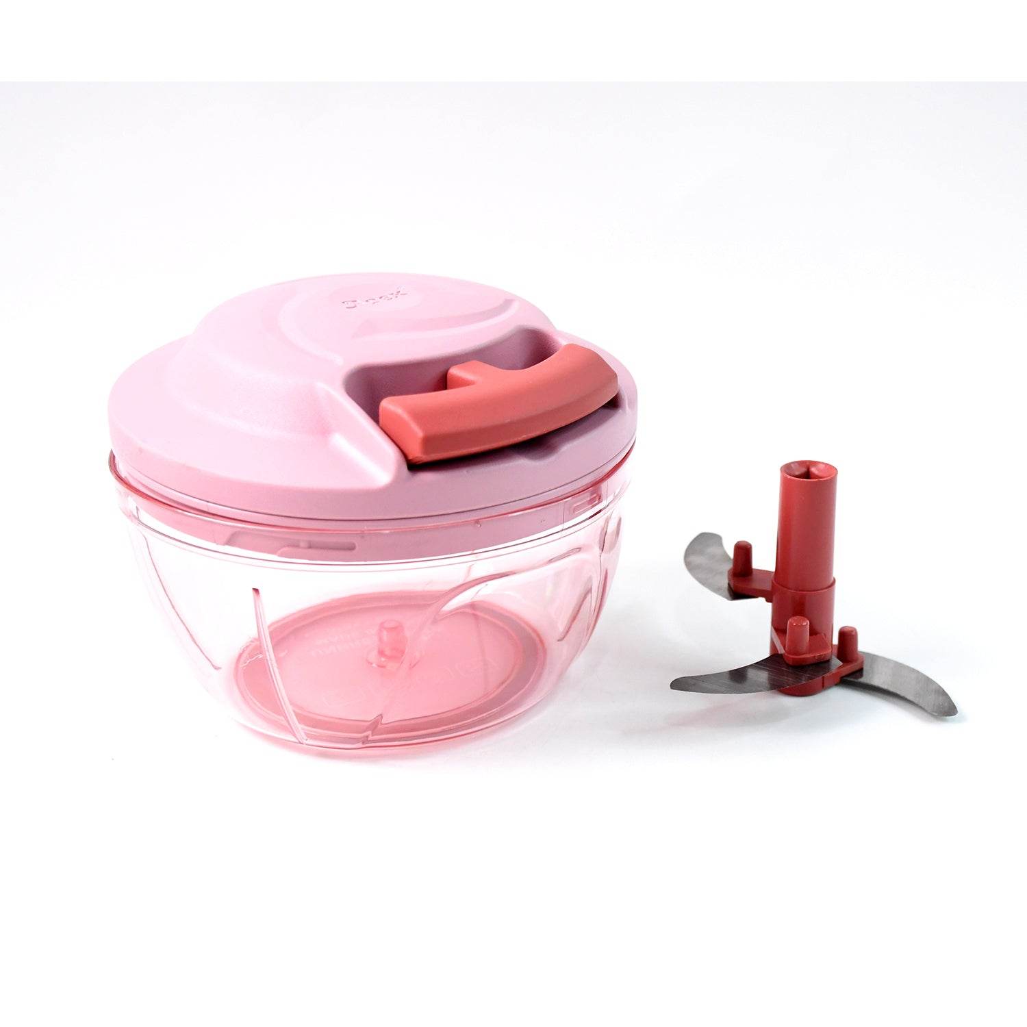 Apex Power-x Triple Stainless Steel Blades And Hand-pull Vegetable Chopper (500ml) - 9XShoppy