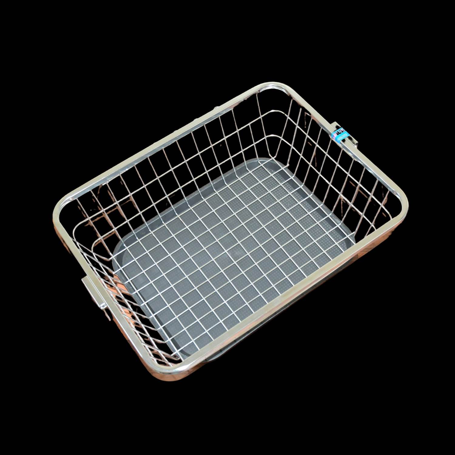 5853 Dish Drainer Rack With Drip Tray Stainless Steel Dish Drainer Rack With Drip Tray Utensil Drying Stand For Kitchen Plate Rack Bartan Basket For Kitchen Utensilsdish Drying Rack With Drainerbartan Basketplate Stand ( 57 X 45 X 19 Cm) - 9XShoppy