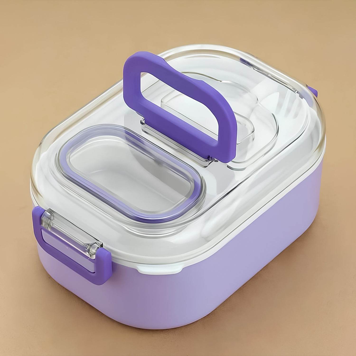 Multi-functional 1 Set Leakproof Lunch Box With Cutlery Tumbler - 9XShoppy