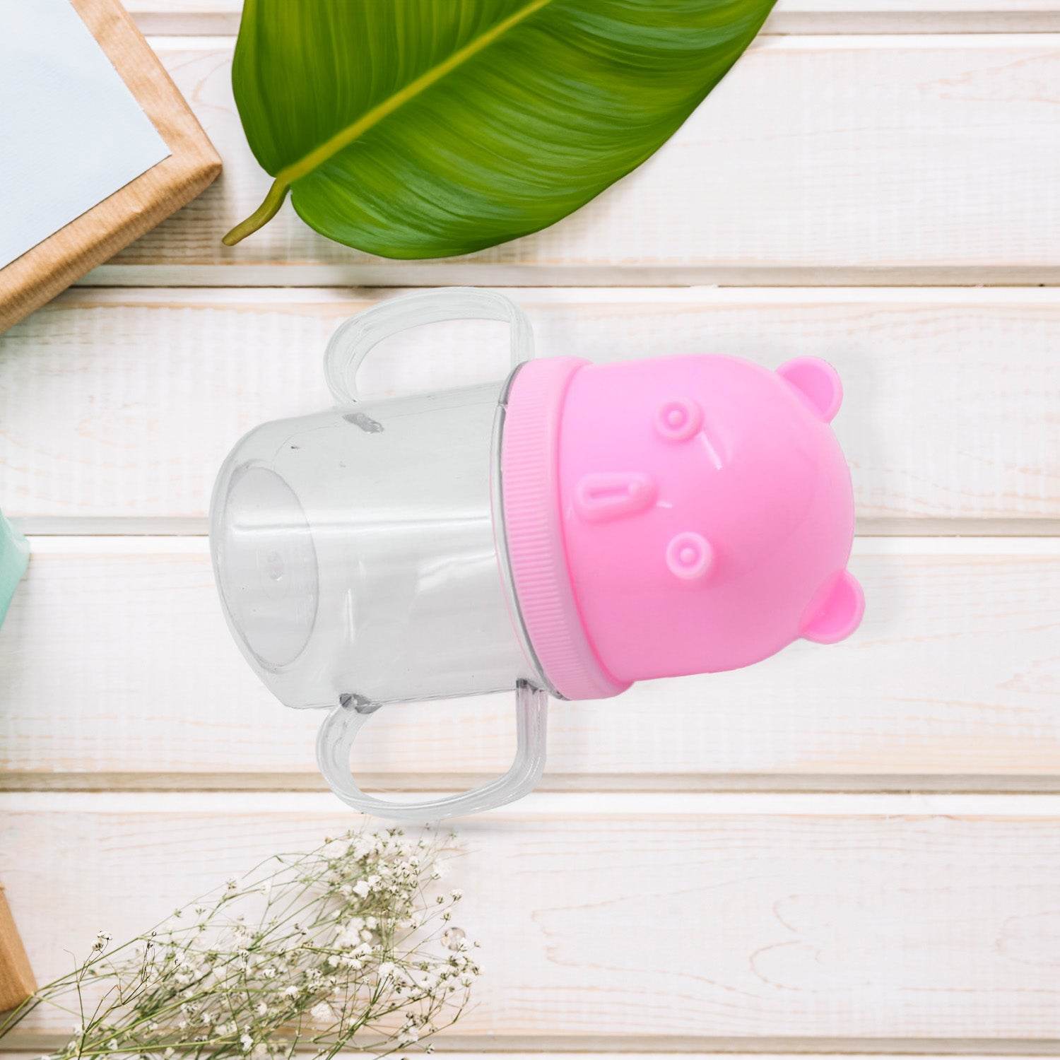 5979 Baby Milk Mug Sippy Cup Baby Mug Leakproof Mug For Kids Lightweight Nursing Dishwasher Safe Mug (250 Ml 1 Pc) - 9XShoppy