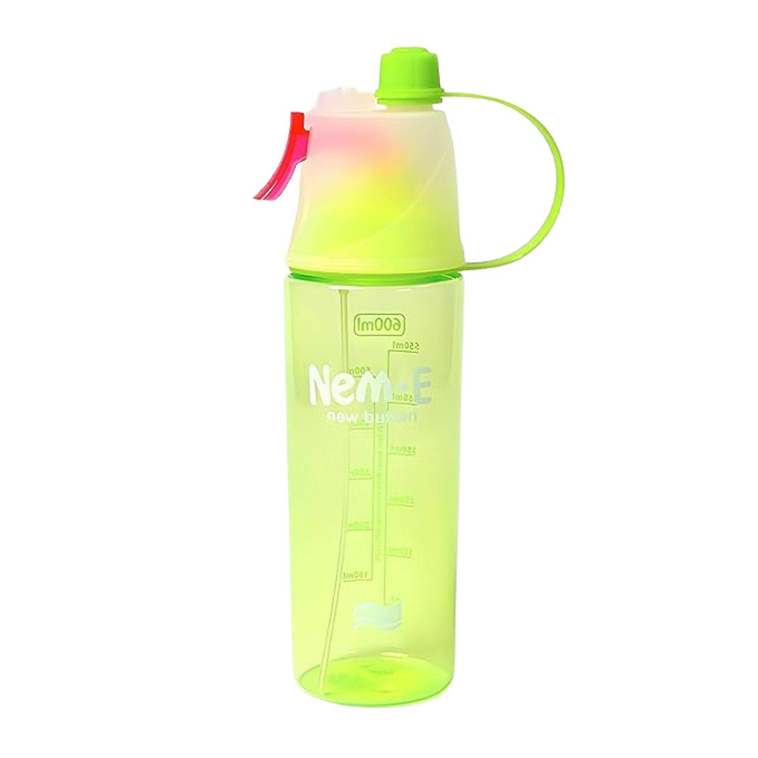 Plastic 2 In 1 Mist Spray Water Bottle (Multicolour 600 Ml 1 Pc) - 9XShoppy