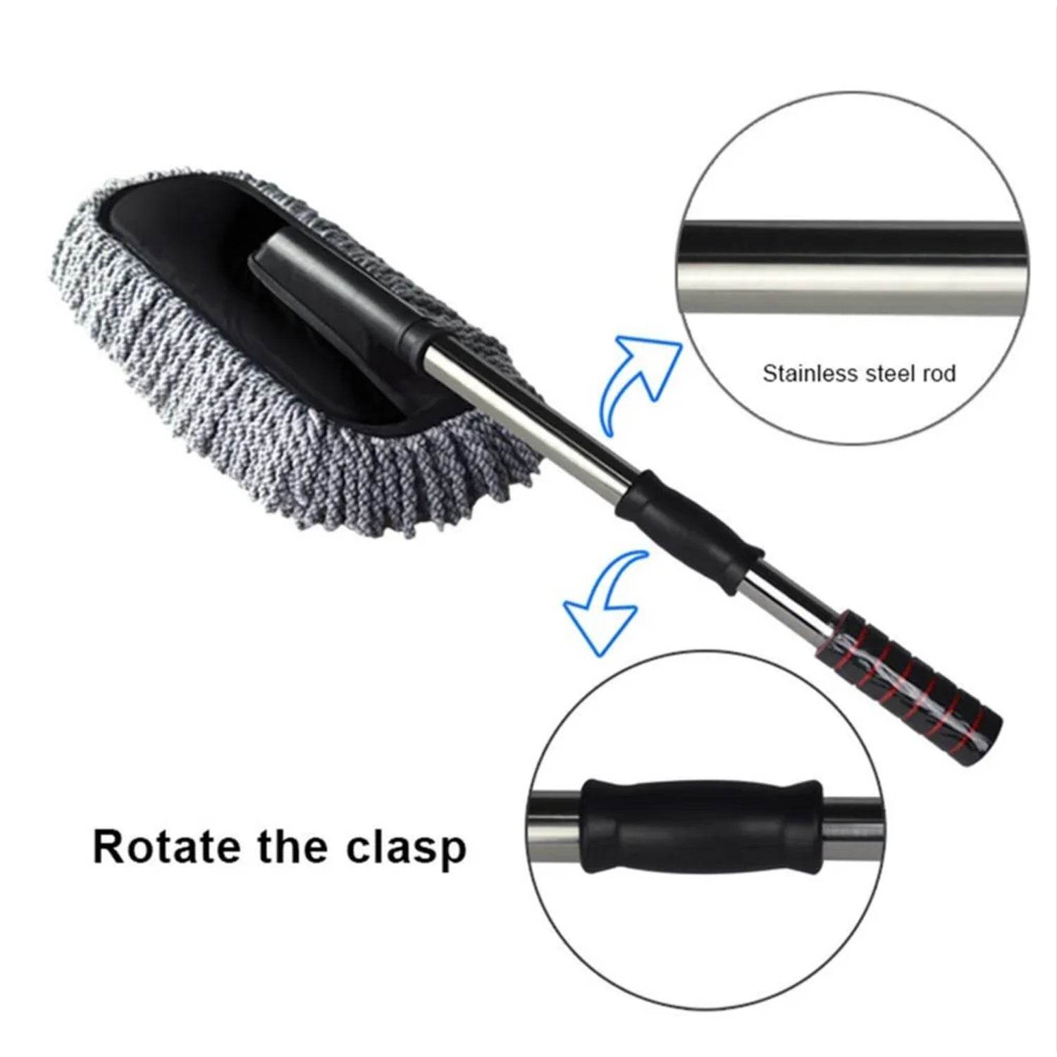Car Dust Brush Gentle And Efficient Cleaning Tool For Interior And Exterior (1 Pc) - 9XShoppy