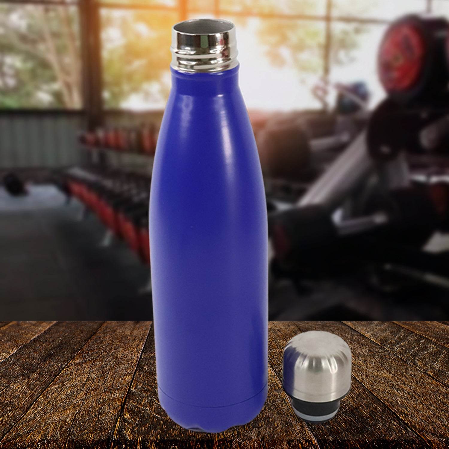 Stainless Steel Single Wall Water Bottle 400ml Approx - 9XShoppy