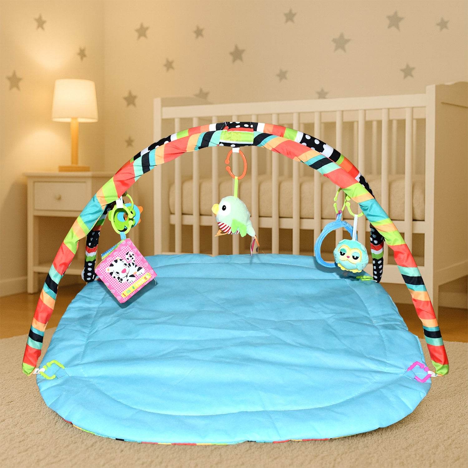 Multipurpose Baby Play Gym And Sleeping Mat (Mix Design 1 Pc) - 9XShoppy