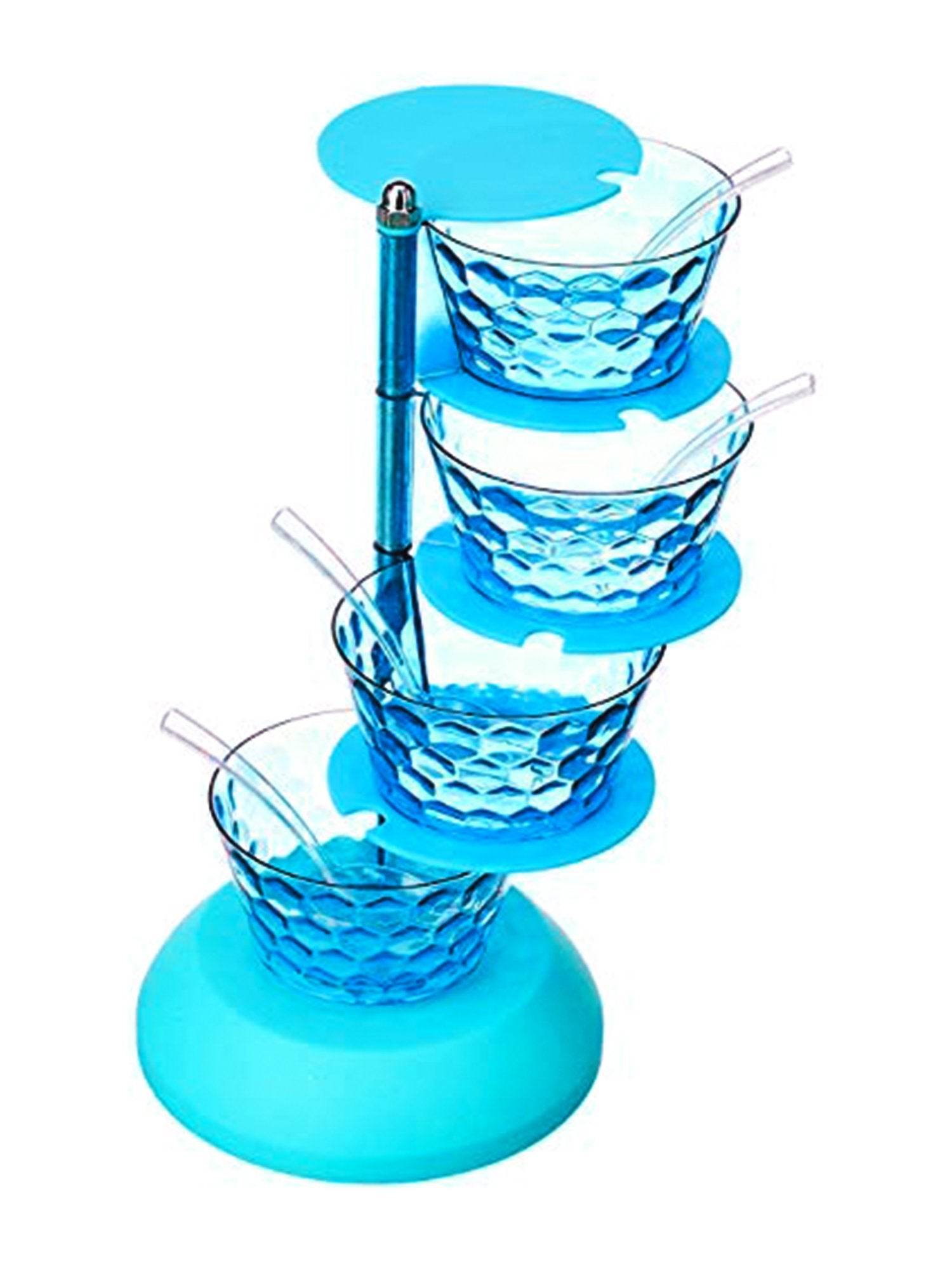 4 In 1 Multipurpose 360 Degree Rotating Pickle Rack Container For Kitchen - 9XShoppy