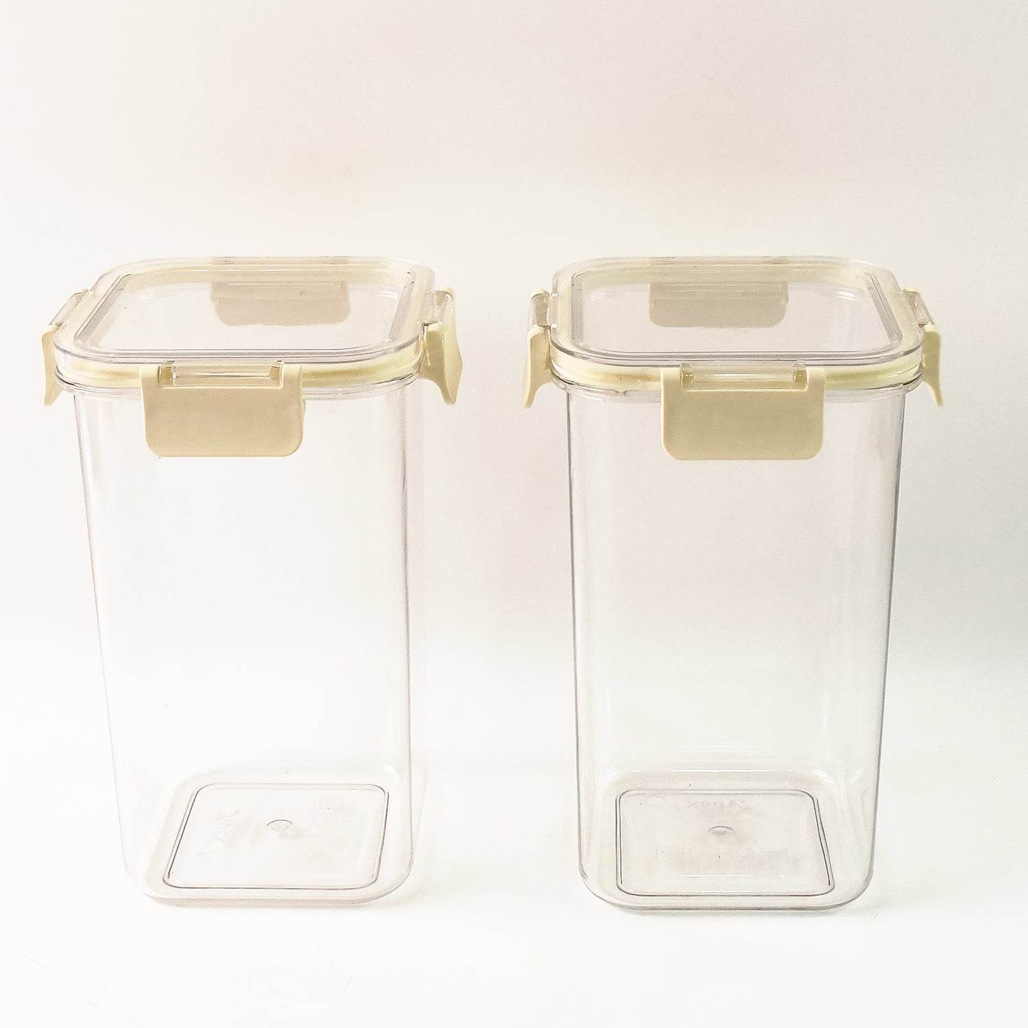 Apex Press N Lock Airtight Kitchen Storage Container Set (2pc1400ml) Approx - 9XShoppy