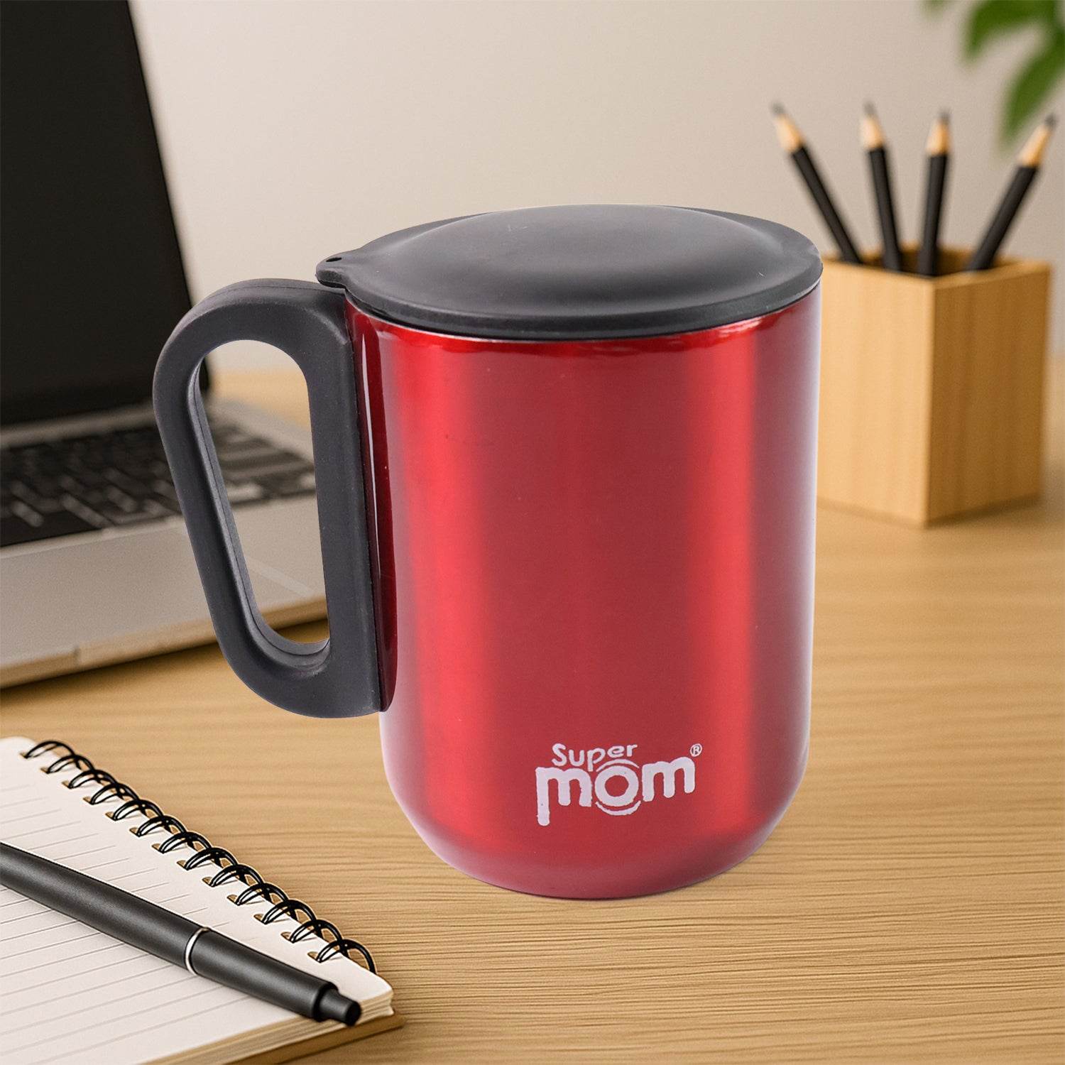 Stainless Steel Metallic Coffee Mug Approx 300ml (1 Pc) - 9XShoppy
