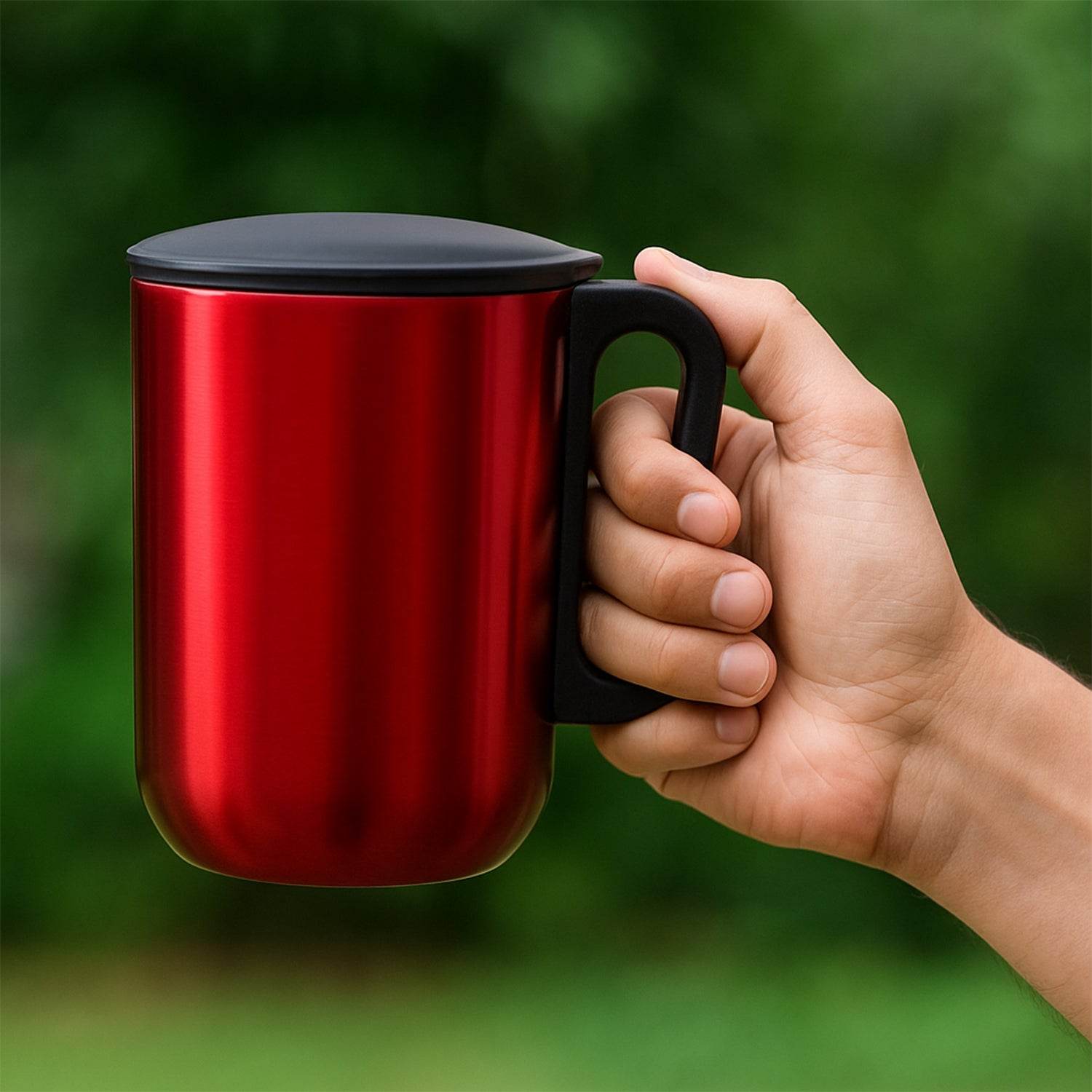 Stainless Steel Metallic Coffee Mug Approx 300ml (1 Pc) - 9XShoppy