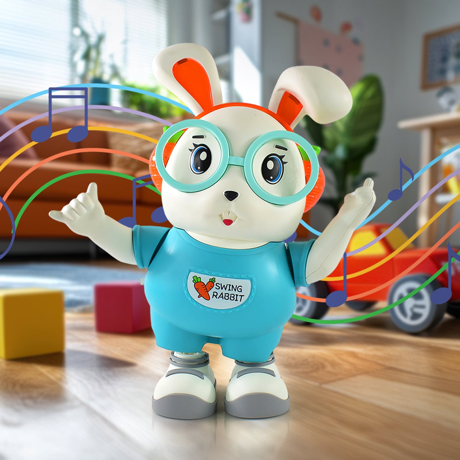 Swing Rabbit Musical Dancing Toy