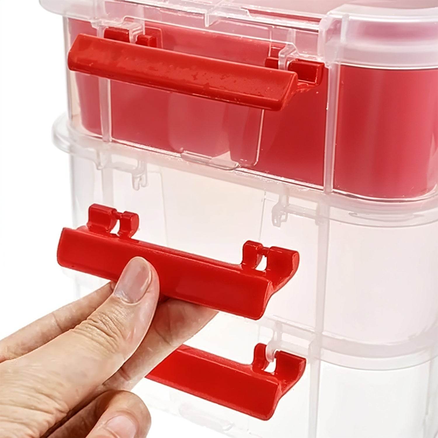 3-layer Multi-purpose Transparent Plastic Storage - 9XShoppy