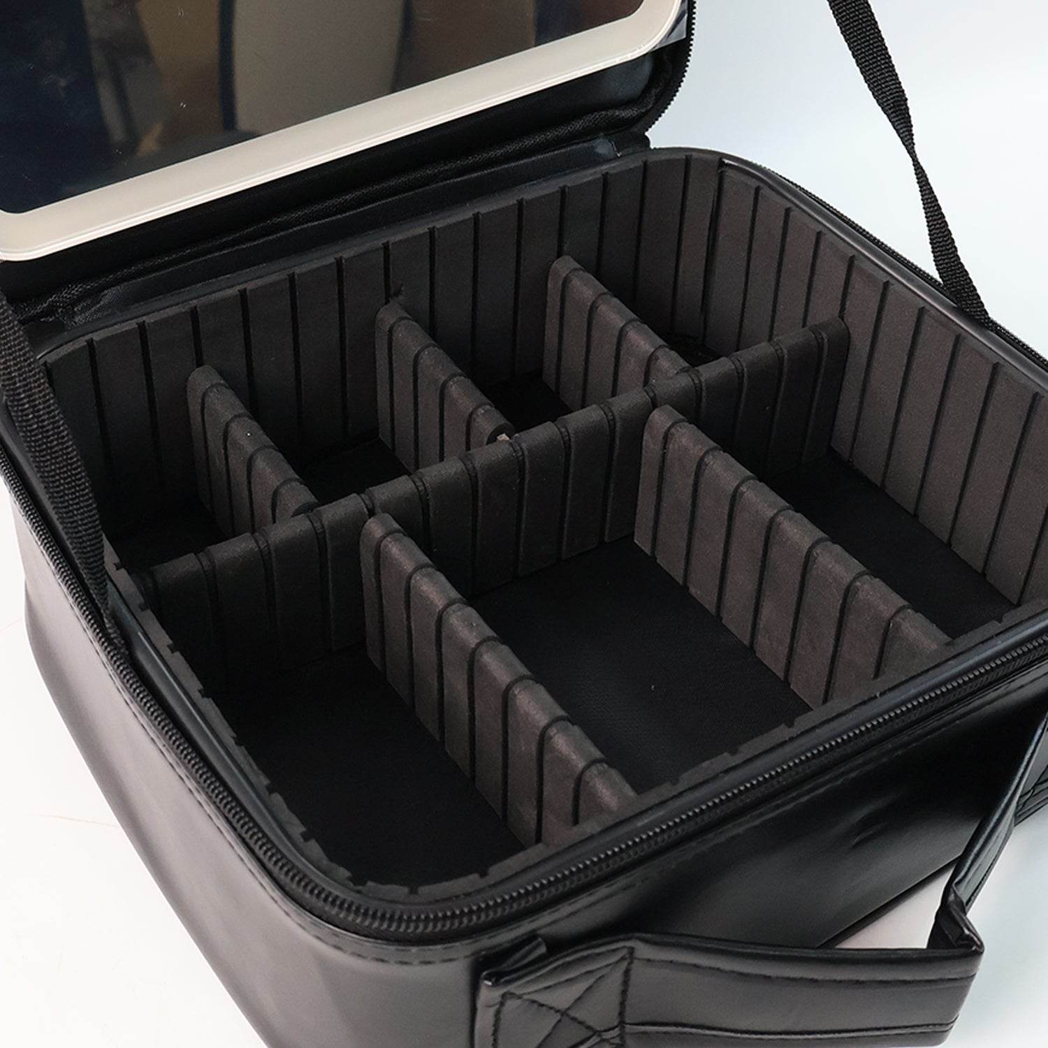 Black Premium Led Light Makeup Organizer Box (1 Pc) - 9XShoppy