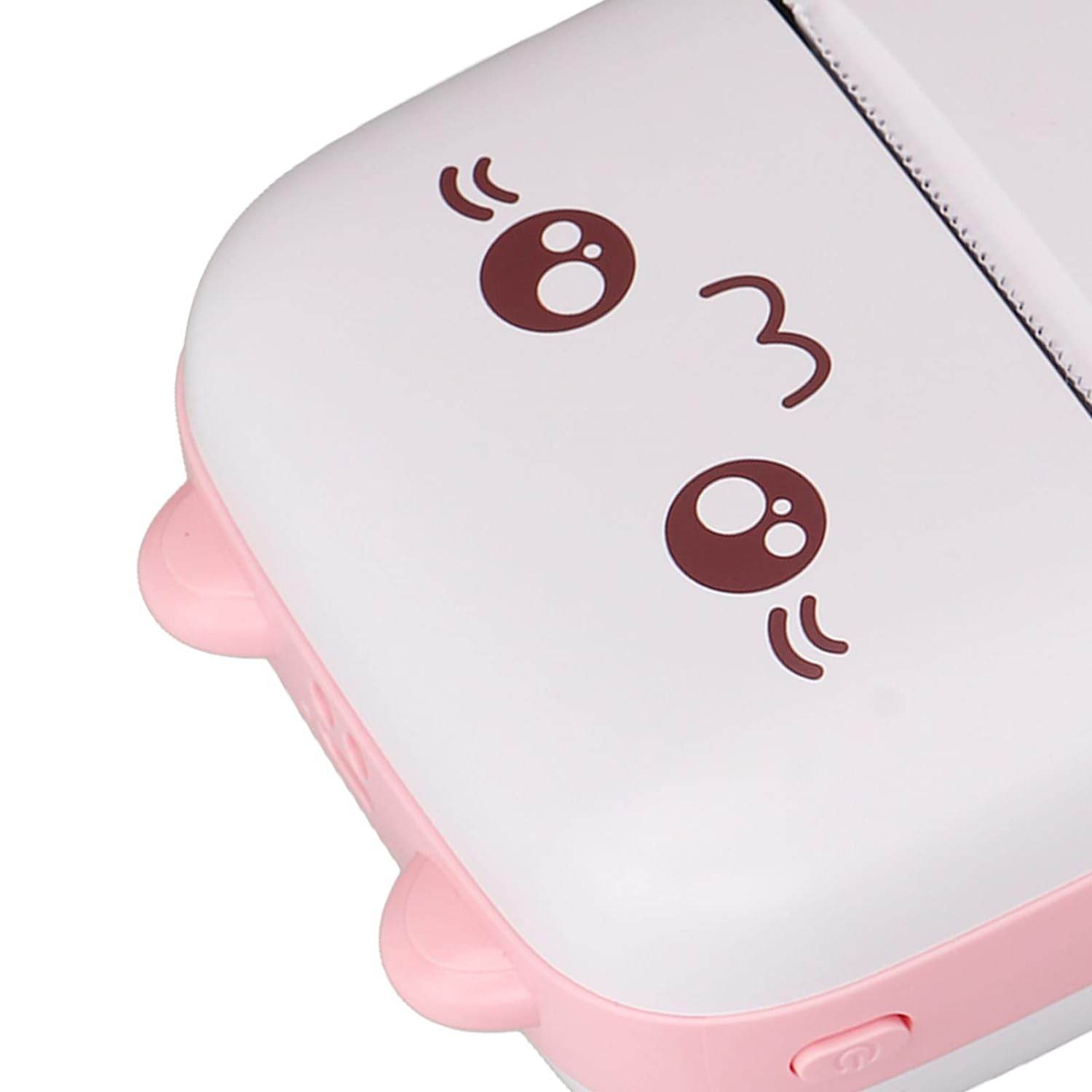 8838 Pocket Mini Printer Mobile Phone Bluetooth Connection Wireless Mini Thermal Printer With Android Or Ios App For Pictures Portable Smart Printercontains 1 Rolls Thermal Paper With Fast Paper Output For Photo Image - 9XShoppy