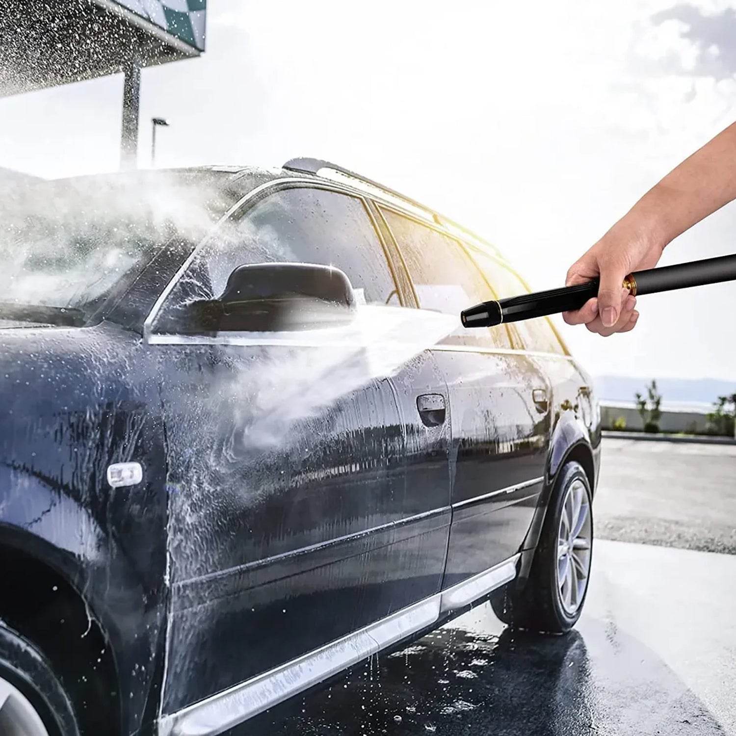 Plastic Car Washer High Pressure Gun Water Spray Trigger Nozzle Water Spray Gun (1 Pc) - 9XShoppy