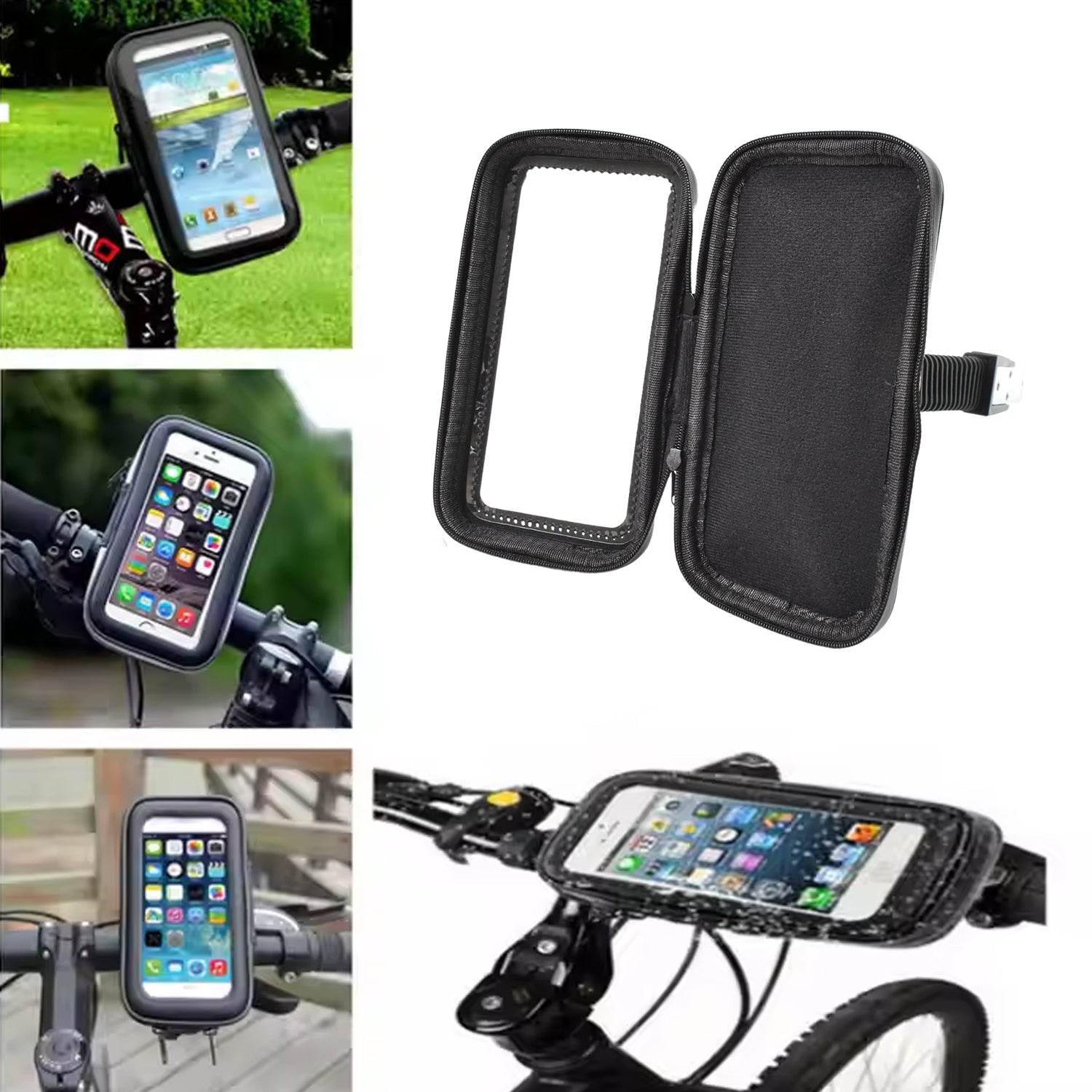 Phone Holder Case Weather Resistant Bike Mount (1 Pc) - 9XShoppy