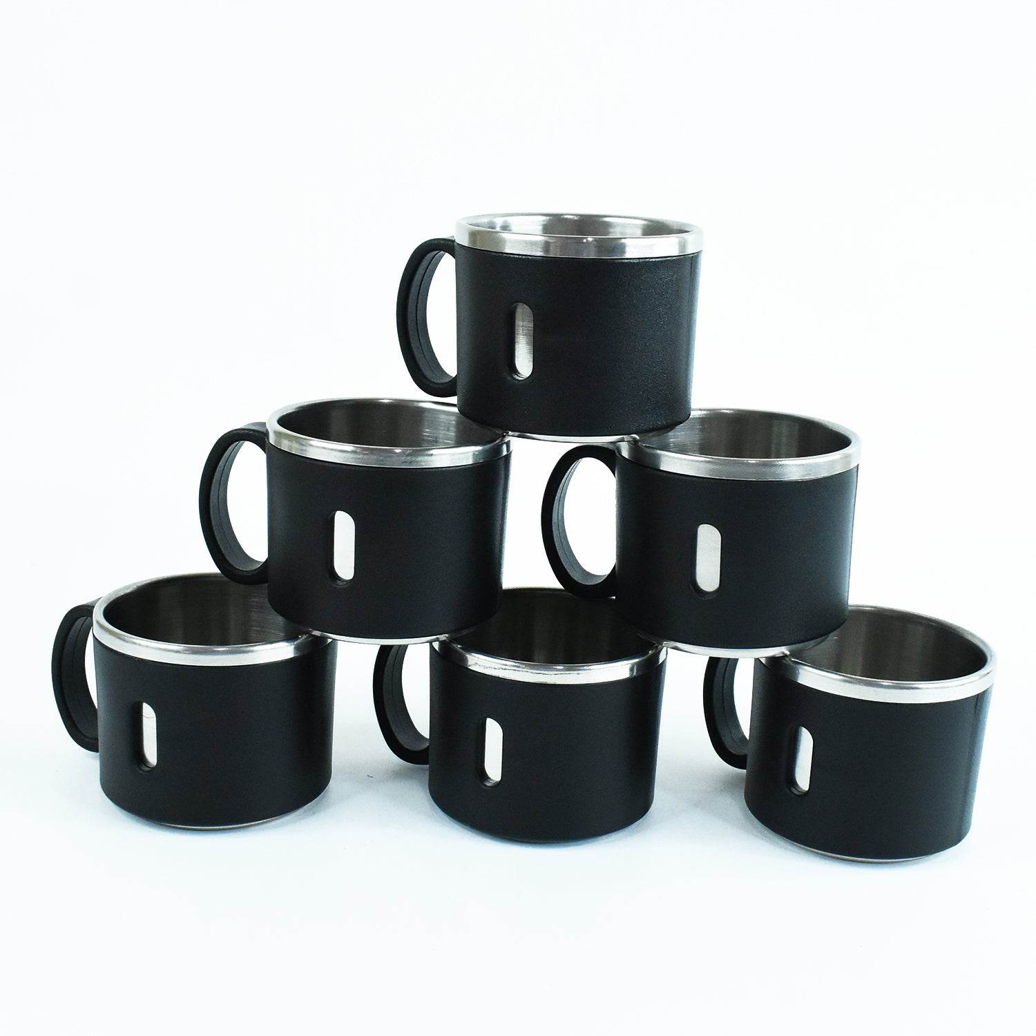 Apex Stainless Steel Desk Mug (6 Pc) - 9XShoppy