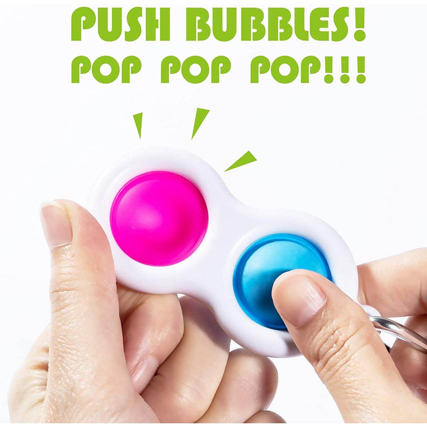 4850 Simple Dimple Fidget Toy Mini Keychain - 9XShoppy