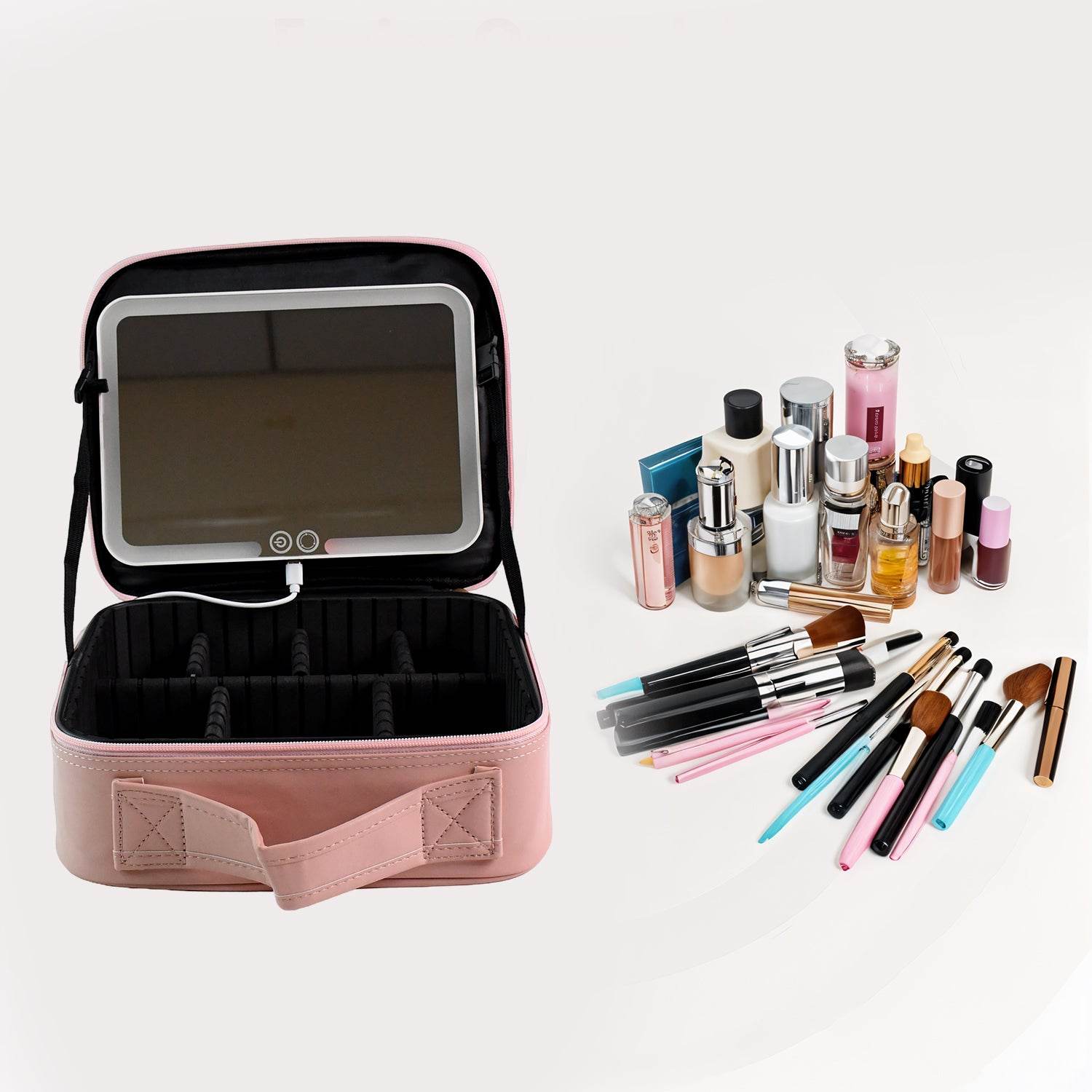 Premium Led Light Makeup Organizer Box - 9XShoppy