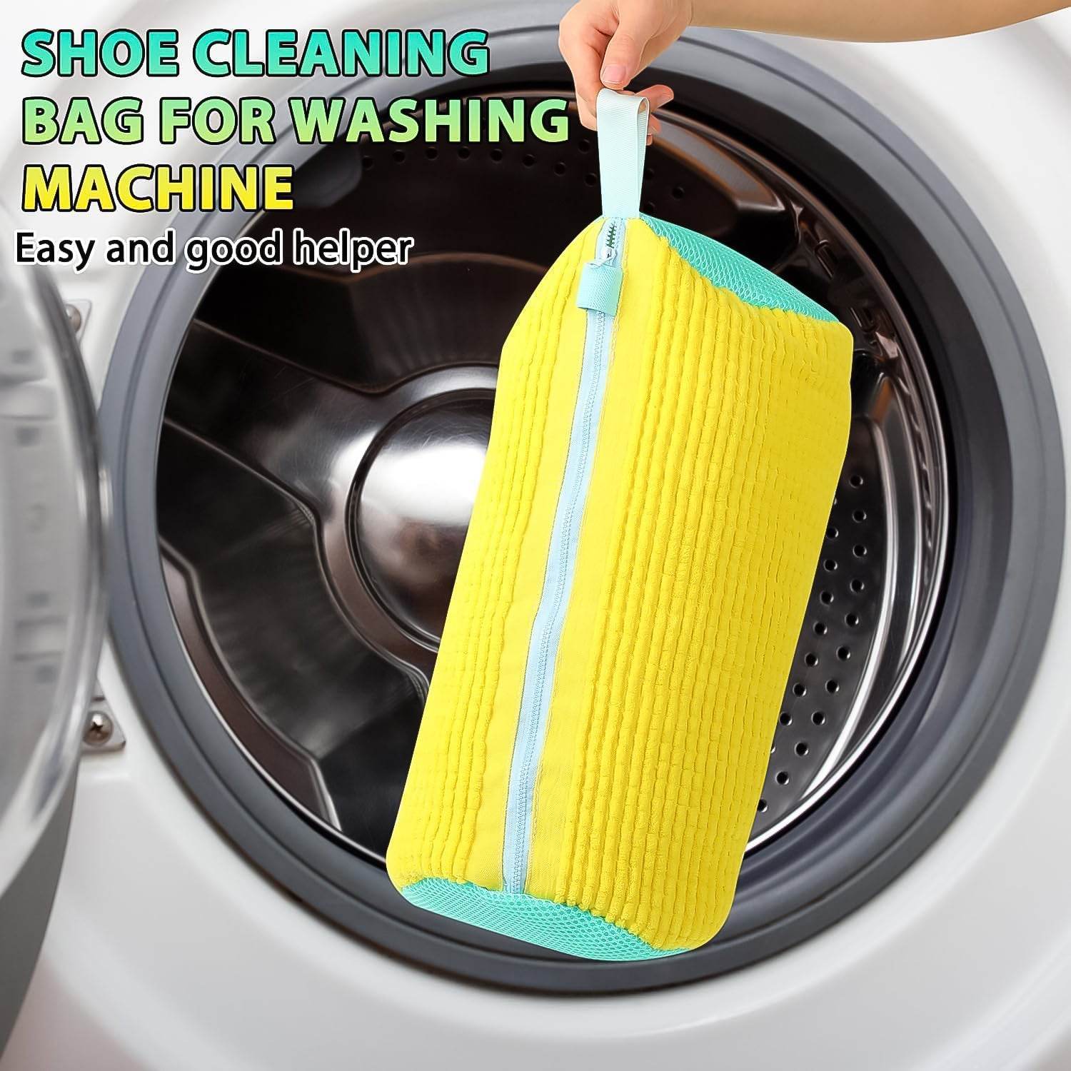 Shoe Cleaning Mop Cover With Microfiber Chenille Lining Zipper (1 Pc) - 9XShoppy