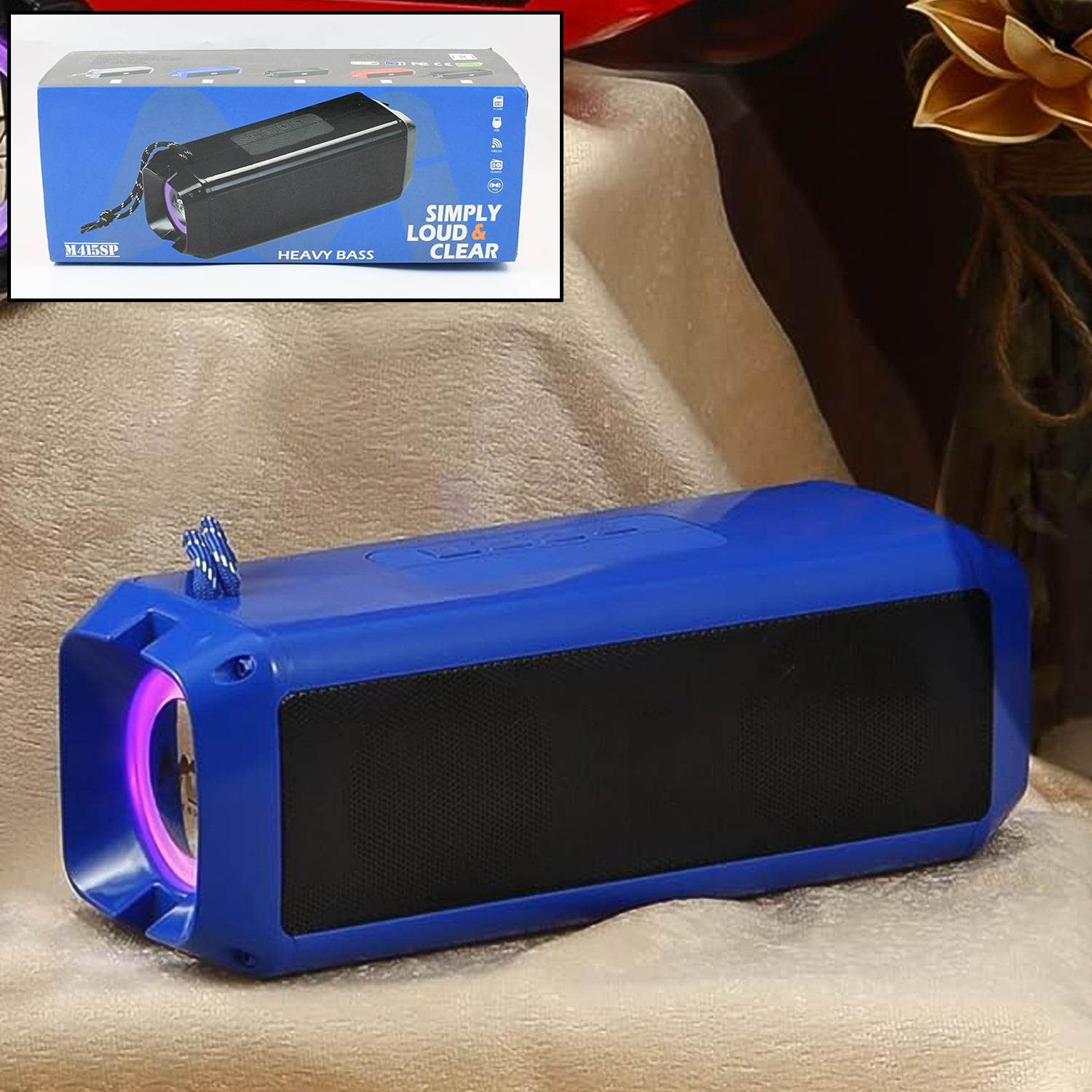 Portable Wireless Rechargeable Speaker Bluetooth Speaker (1 Pc) - 9XShoppy