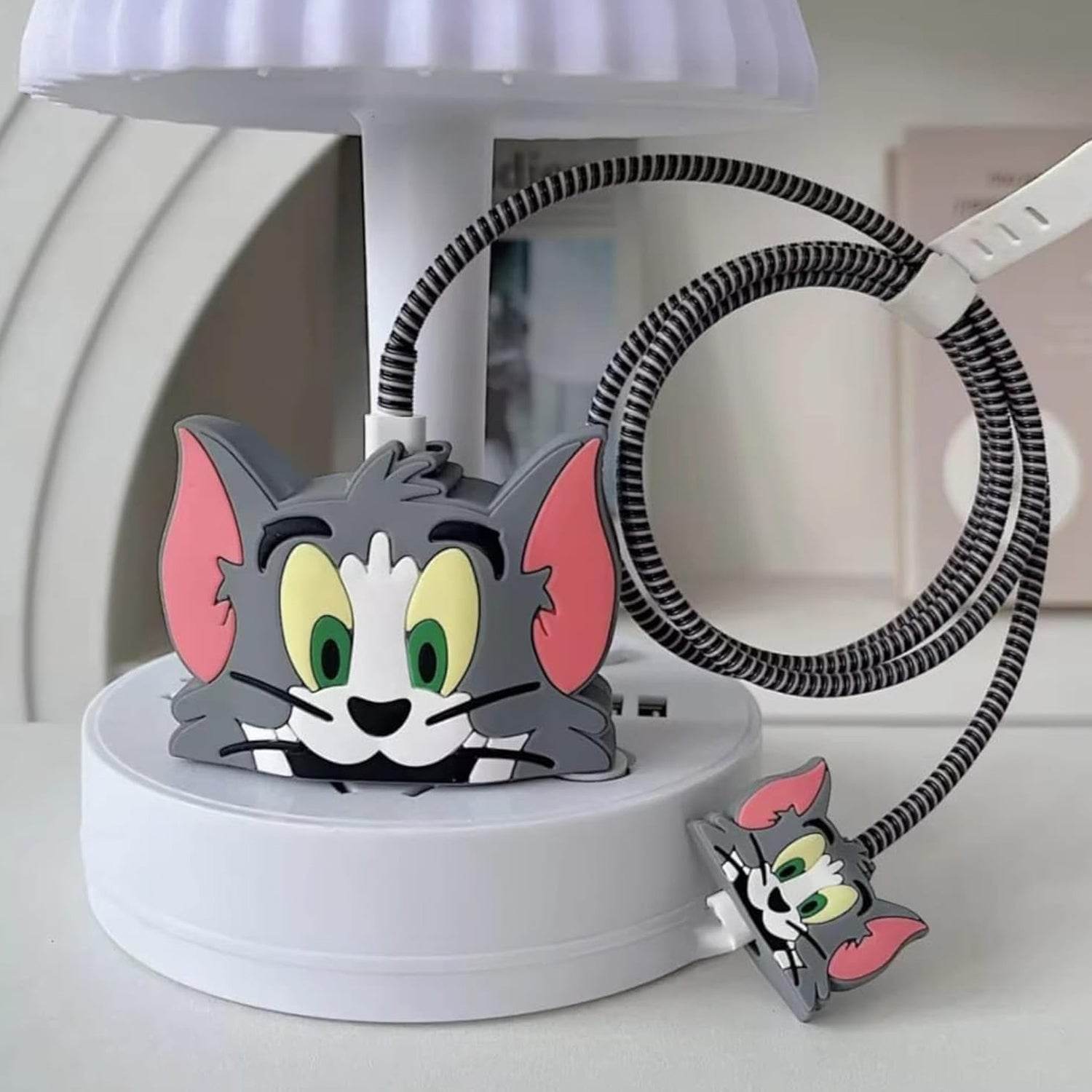 Cartoon Character Silicon Charger Case Cover For Ip 18-20w (Mix Design 1 Pc) - 9XShoppy