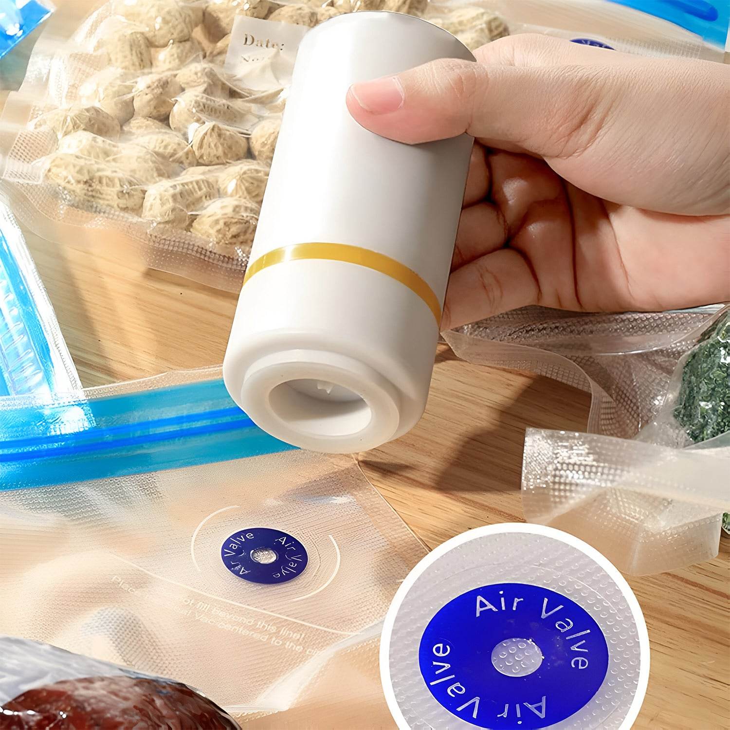 Portable Usb Rechargeable Vacuum Sealer Machine (1 Pc) - 9XShoppy