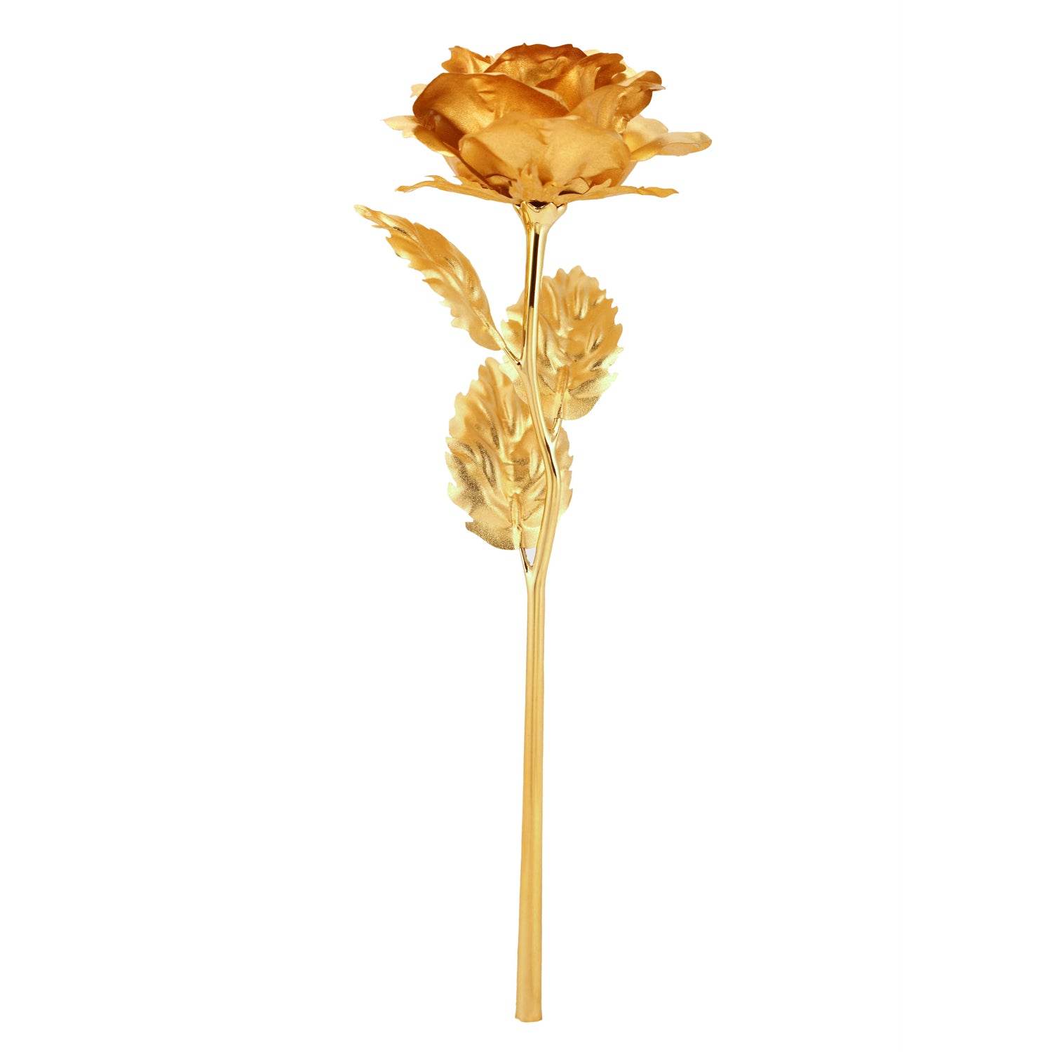 Luxury Decorative Gold Plated Artificial Golden Rose With Premium Box - 9XShoppy