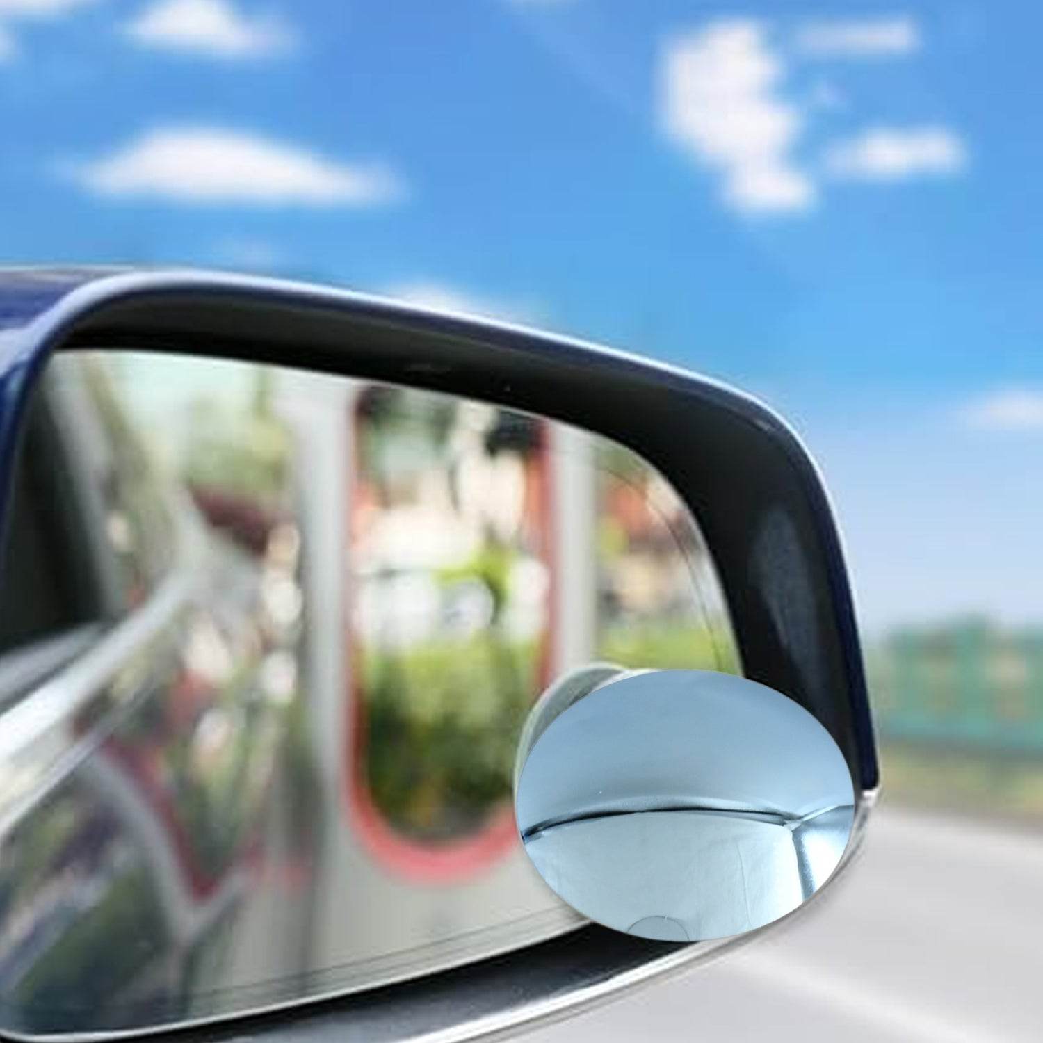 Car Blind Spot Side Mirror Round Hd Glass Blind Spot Mirror (2 Pc) - 9XShoppy