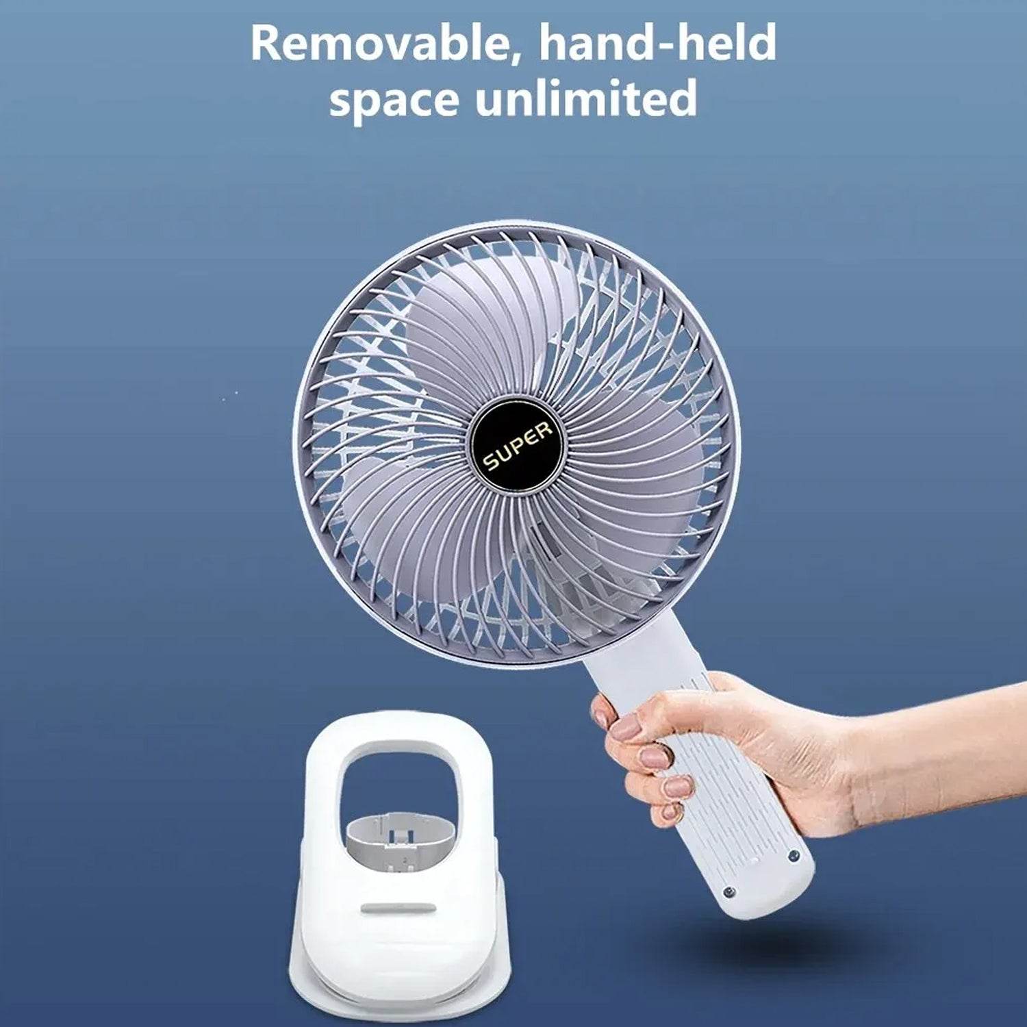 Multifunctional Usb Desk Fan Clipped Fan (1 Pc With Brown Box) - 9XShoppy