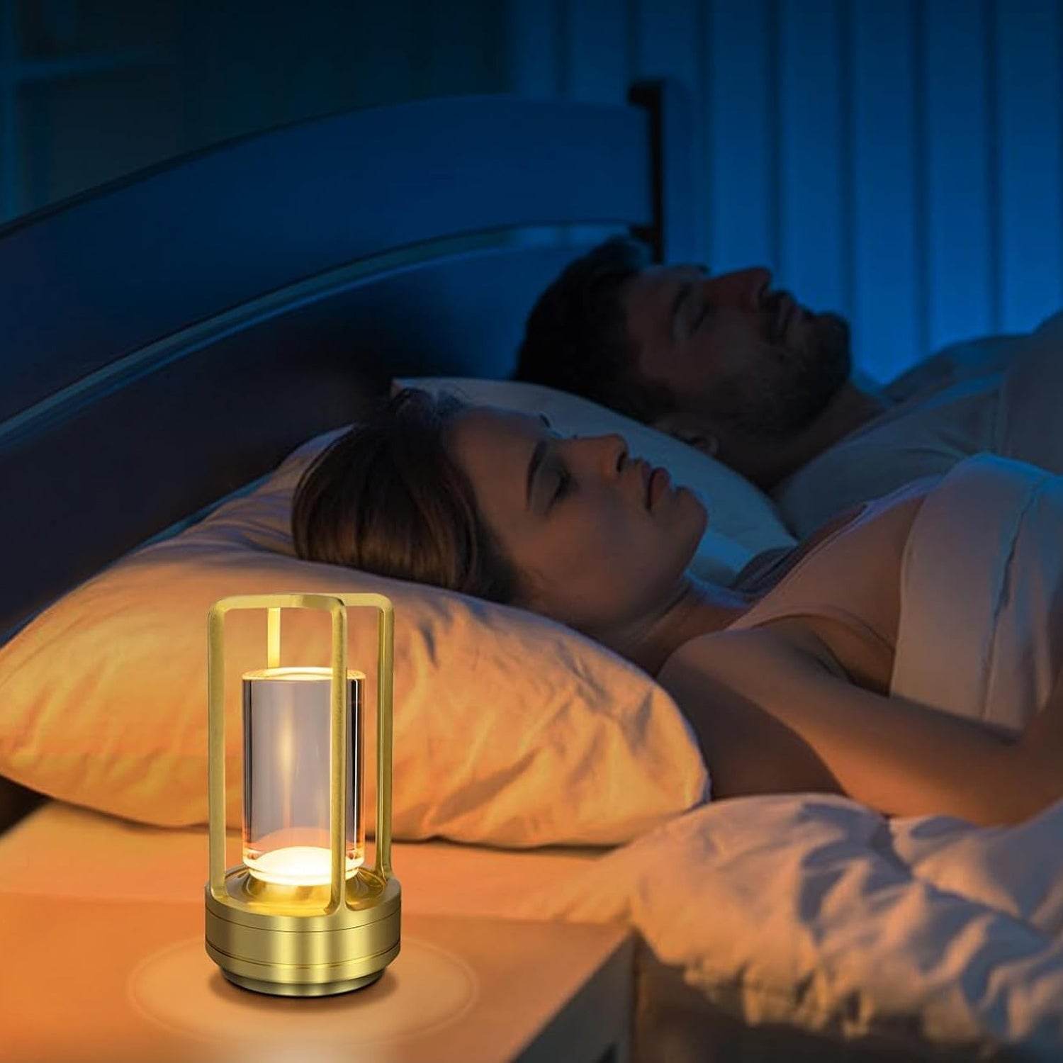 Crystal Lantern Table Lamp 3 Colors - 9XShoppy